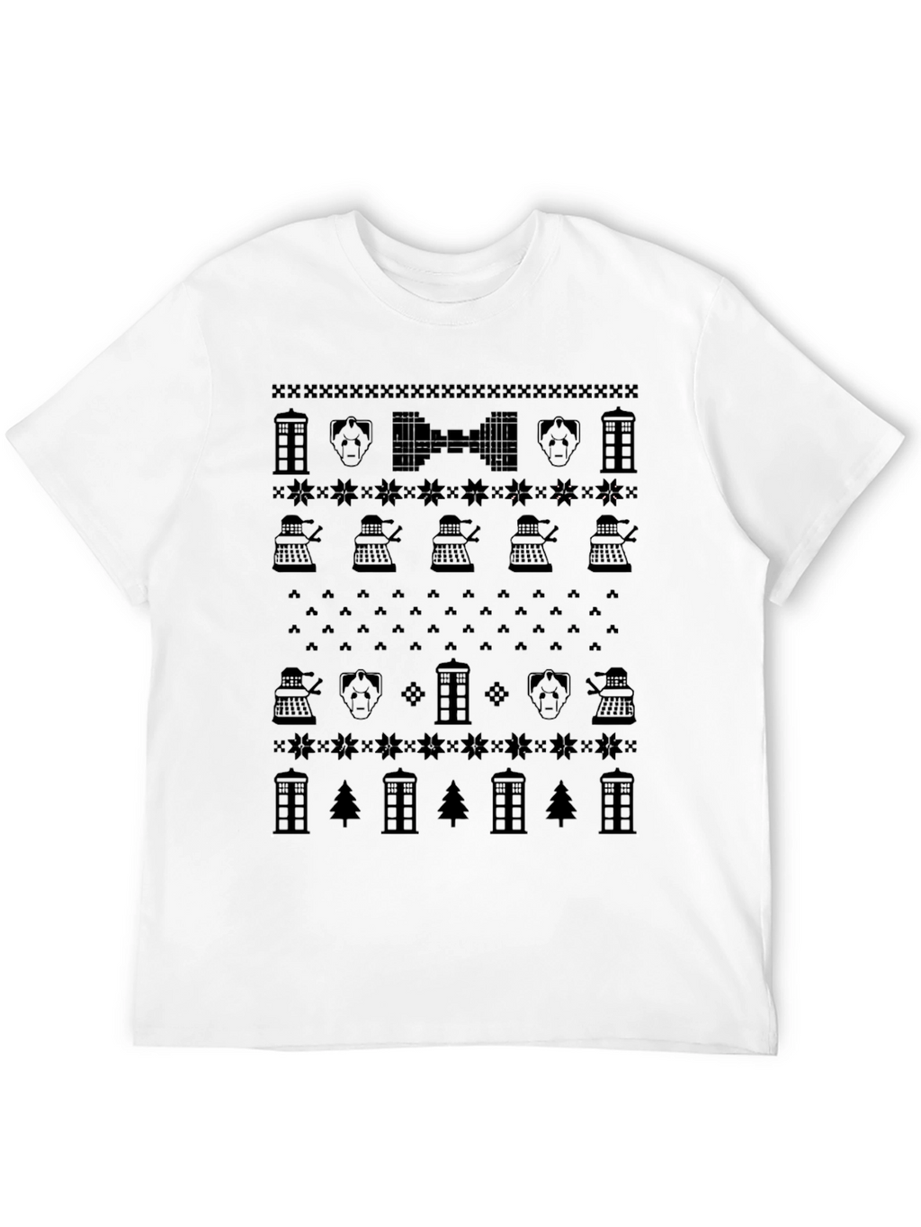 Doctor Who Christmas Pattern T-Shirt