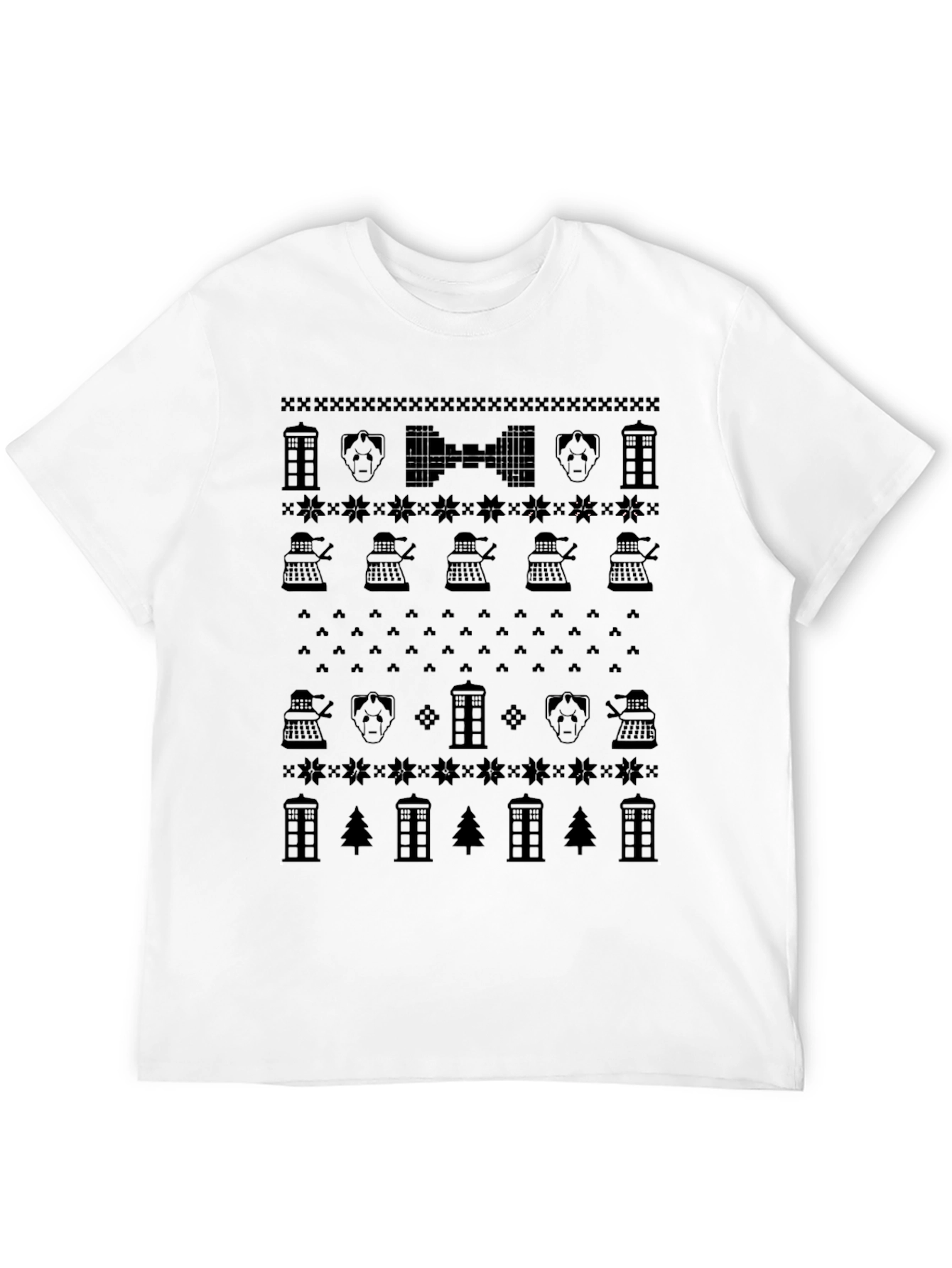 Doctor Who Christmas Pattern T-Shirt