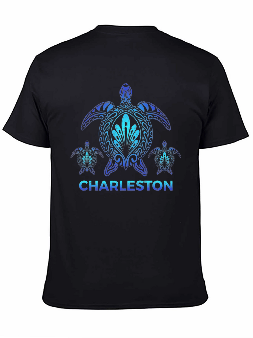 Charleston Sea Turtle Black T-Shirt