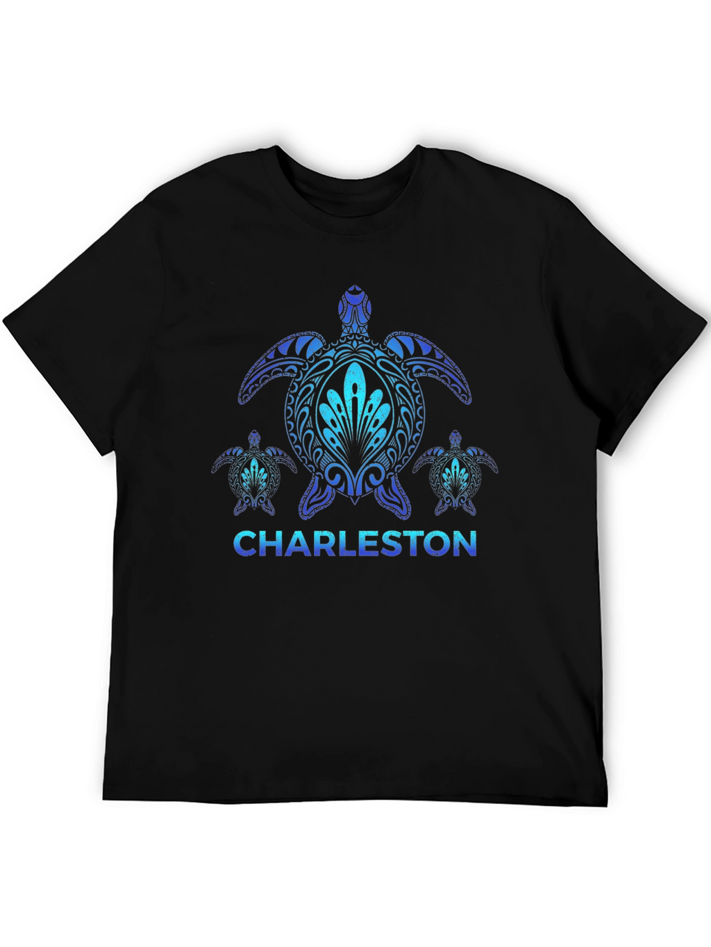Charleston Sea Turtle Black T-Shirt