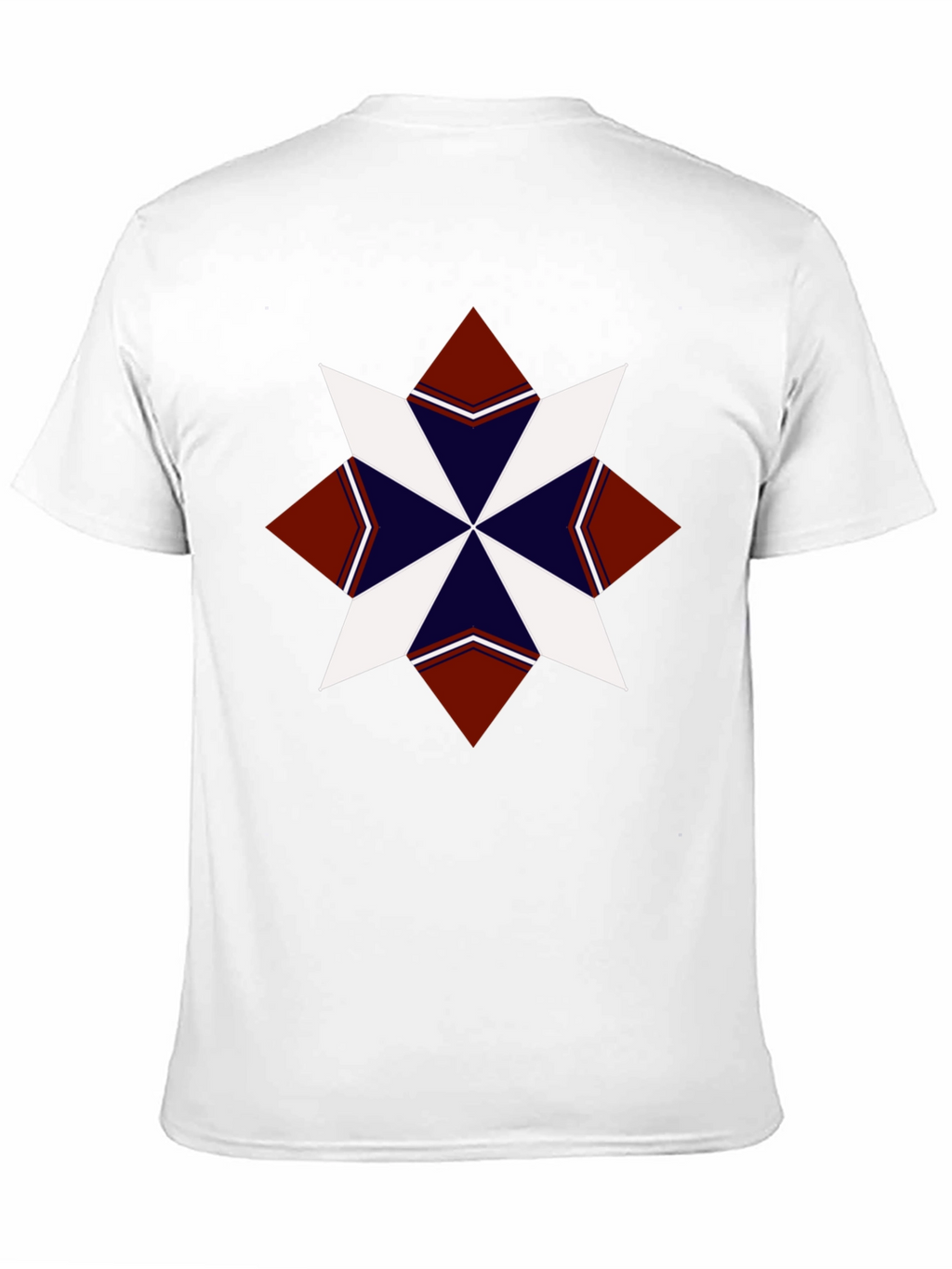 Geometric Star Graphic Tee - Stylish Mens T-Shirt