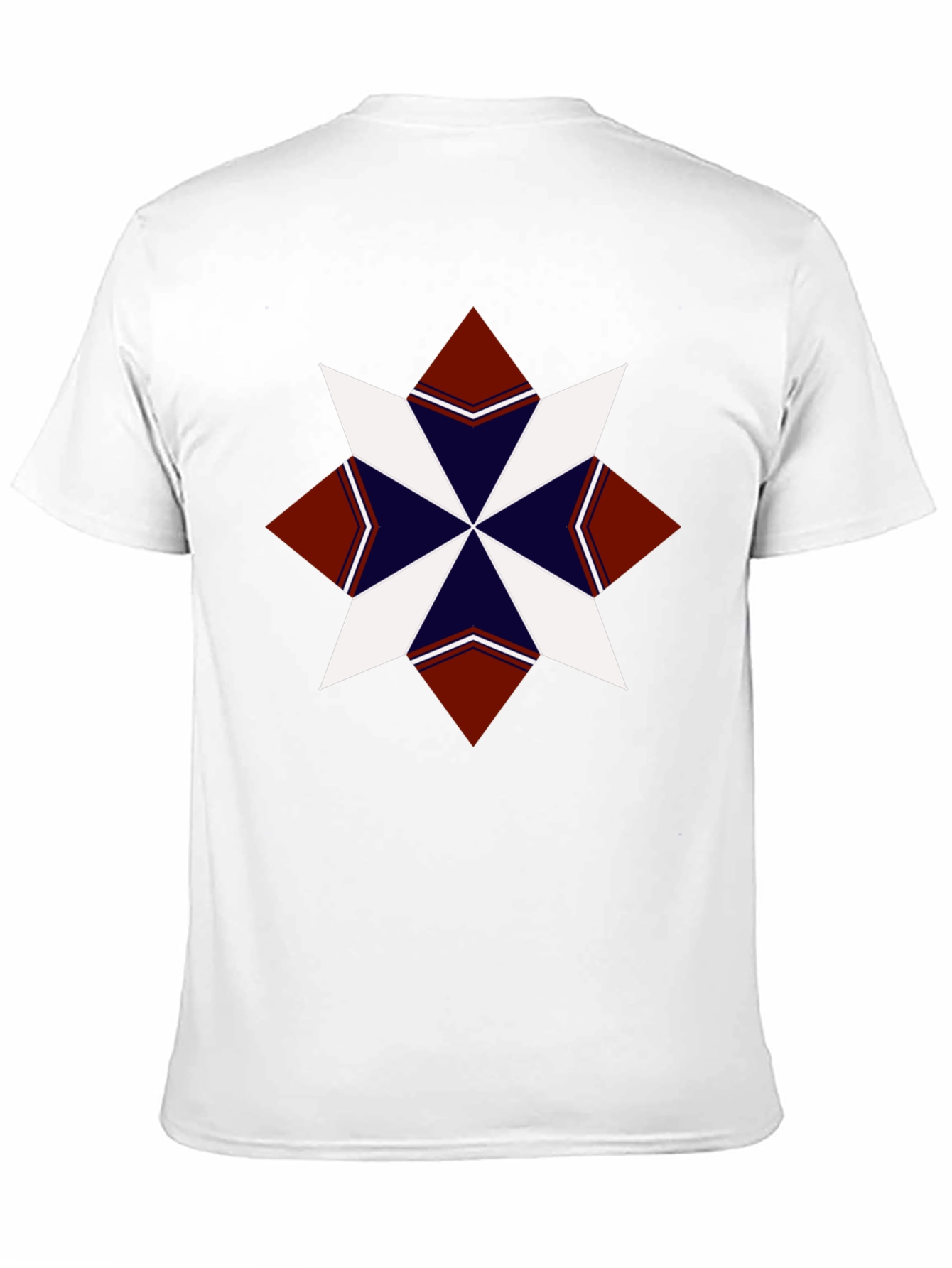 Geometric Star Graphic Tee - Stylish Mens T-Shirt