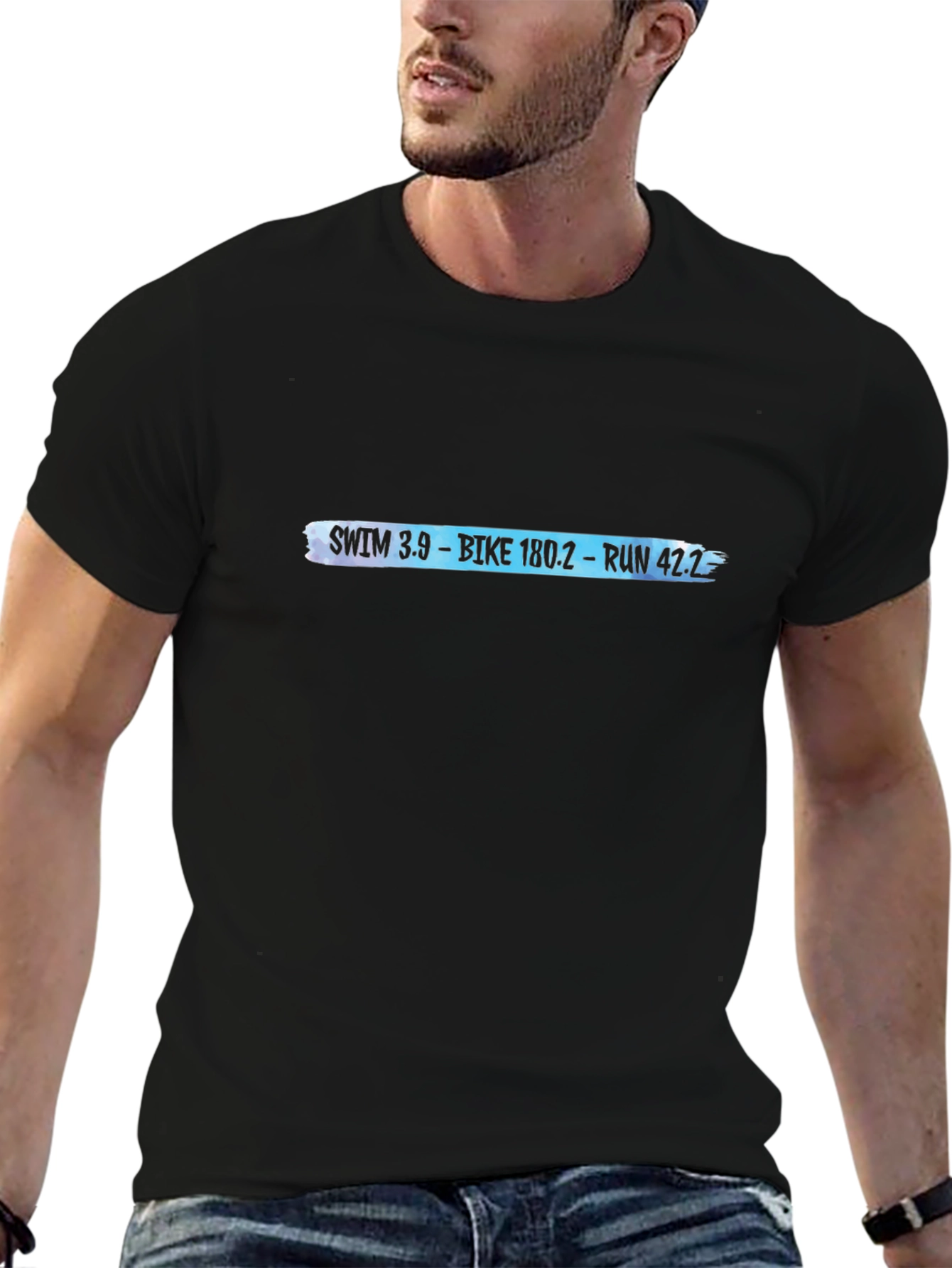 Triathlon Distances Graphic T-Shirt