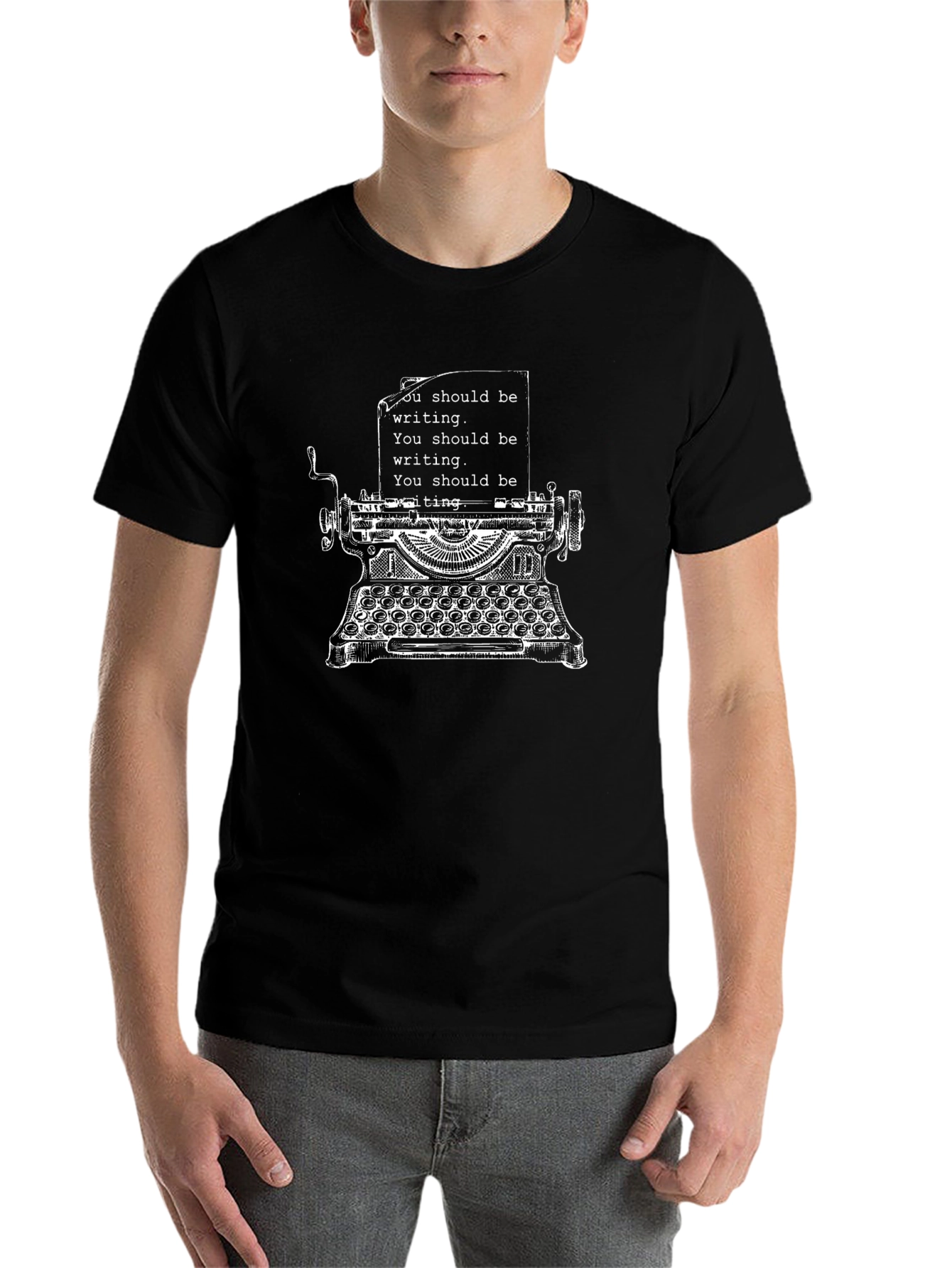 Typewriter Tee - You Should Be Writing