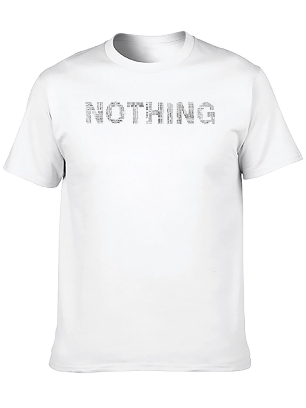 Nothing/Everything Graphic Print Black T-Shirt