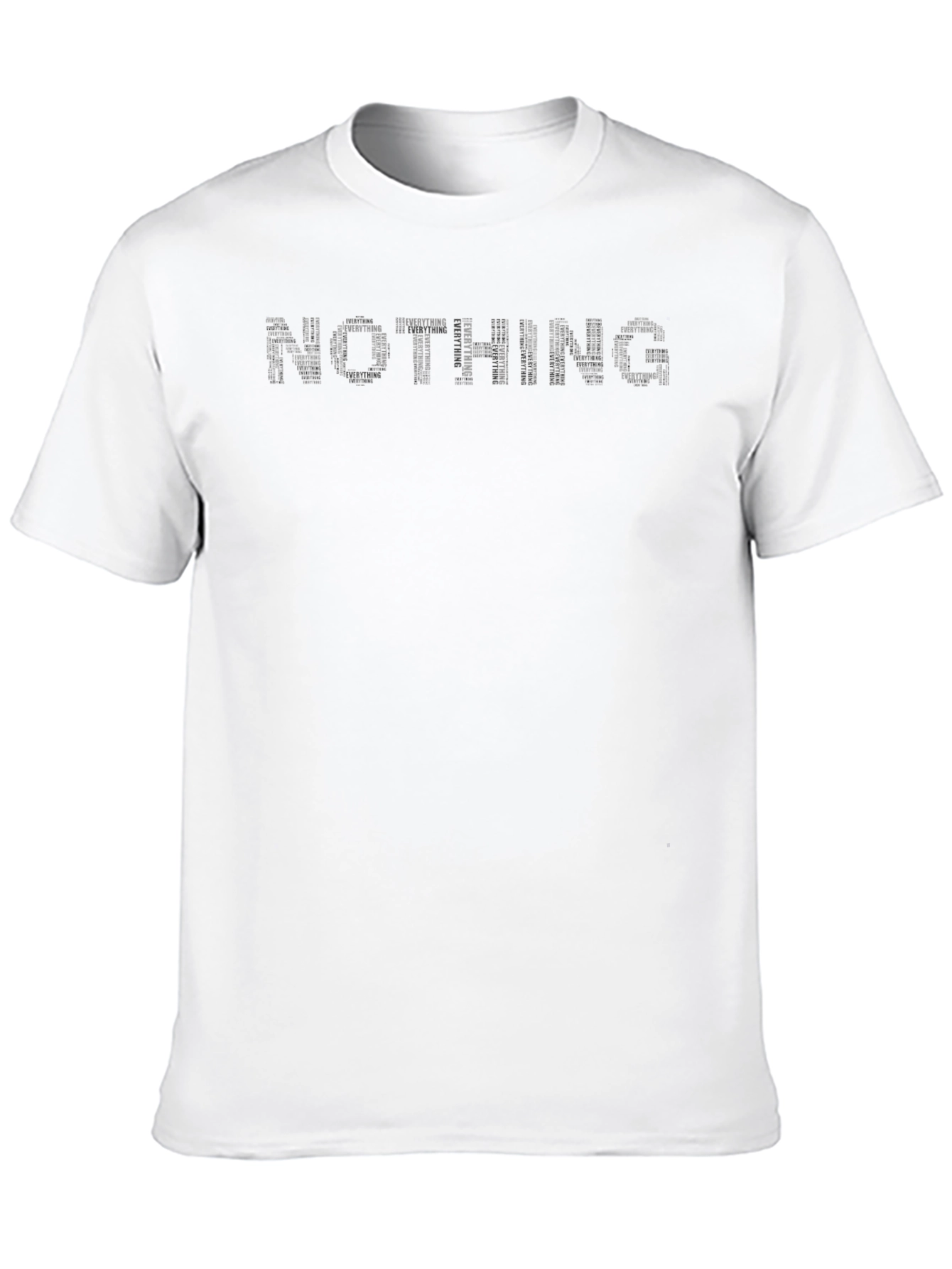 Nothing/Everything Graphic Print Black T-Shirt