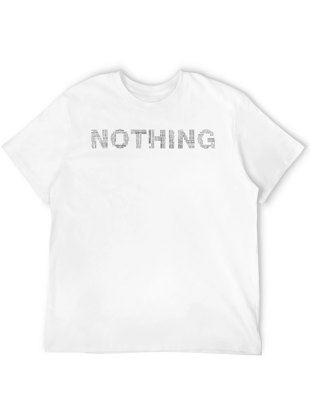 Nothing/Everything Graphic Print Black T-Shirt