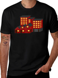 Cityscape Graphic Tee - Urban Architecture Shirt