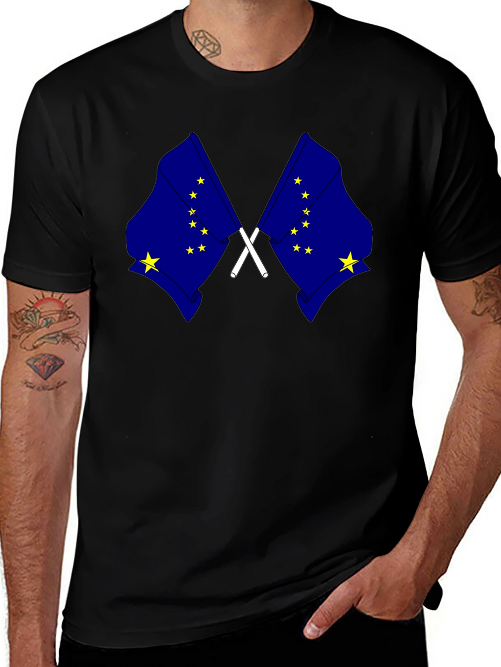 EU Flags T-Shirt - Euro Pride Tee