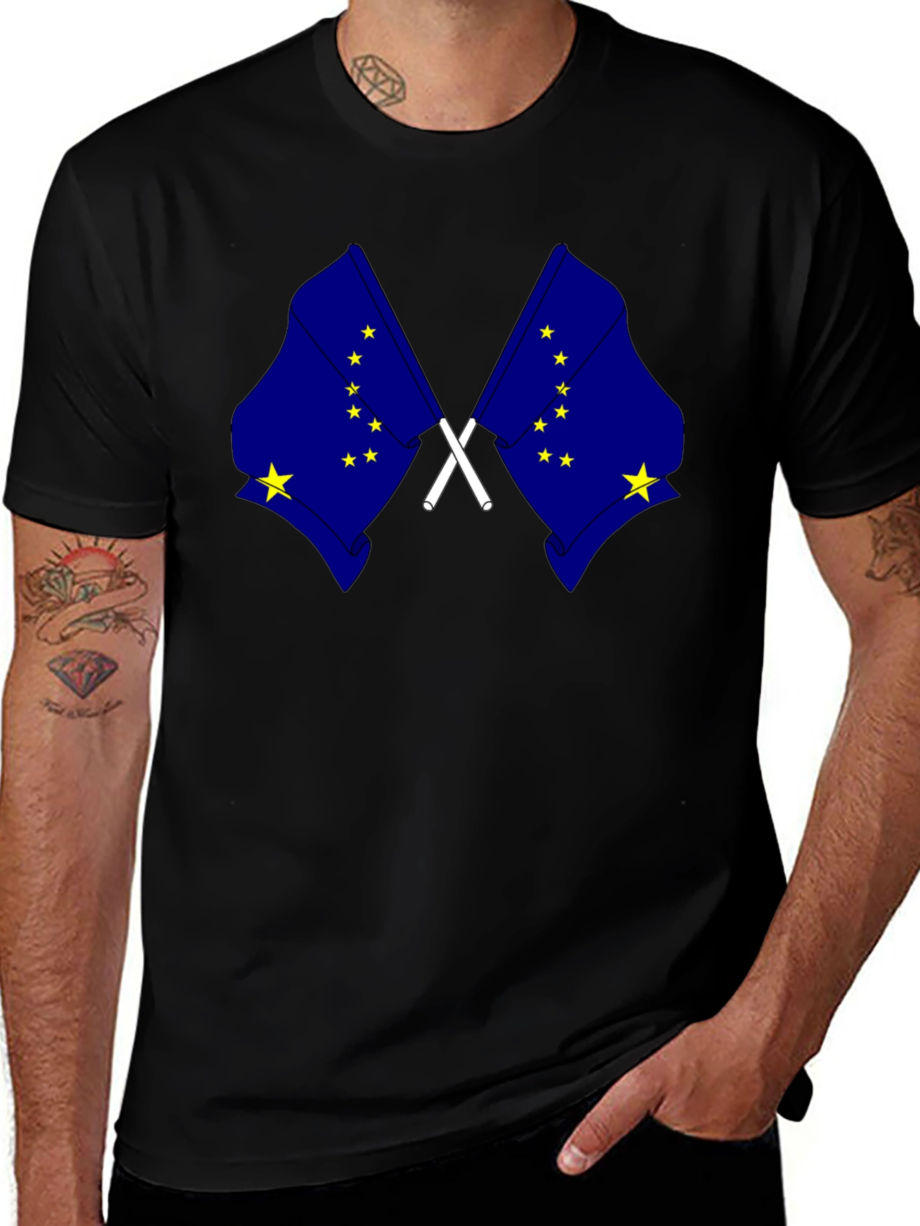 EU Flags T-Shirt - Euro Pride Tee