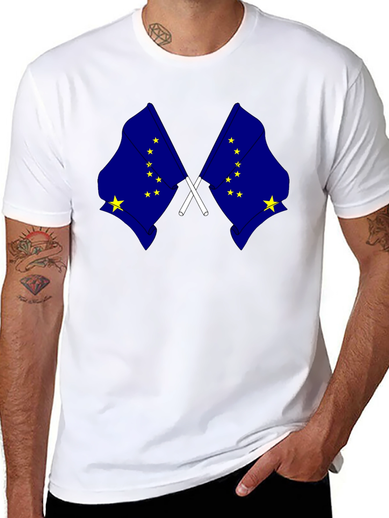 EU Flags T-Shirt - Euro Pride Tee