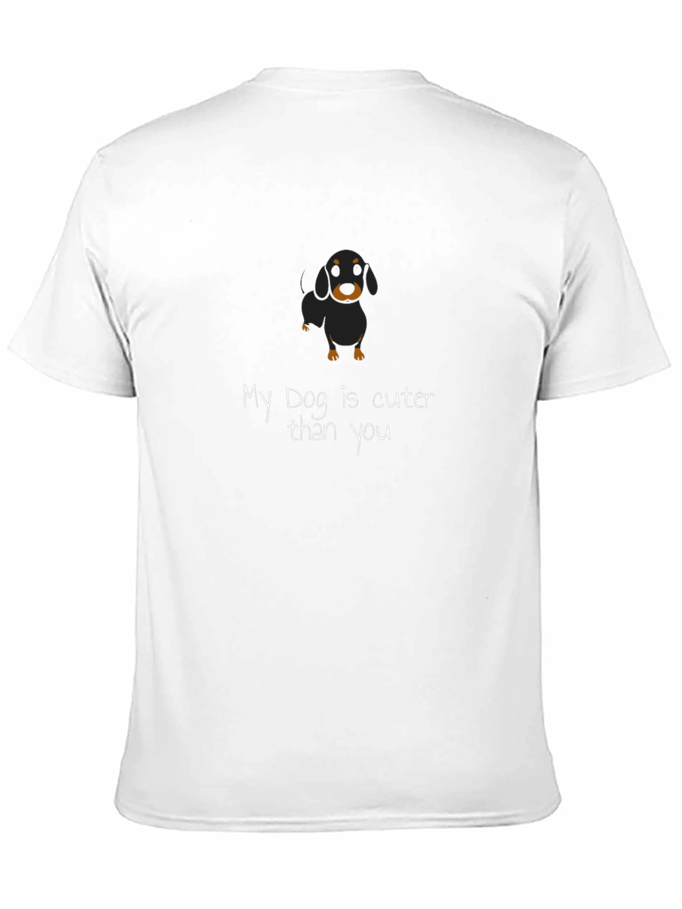 Cute Dog Graphic Tee - My Dog is cuter than you