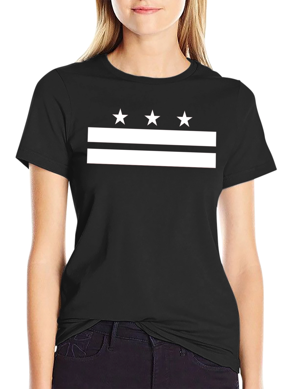 DC Flag Graphic T-Shirt - Black