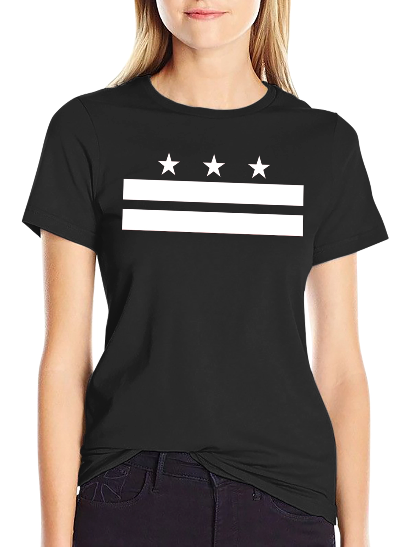 DC Flag Graphic T-Shirt - Black