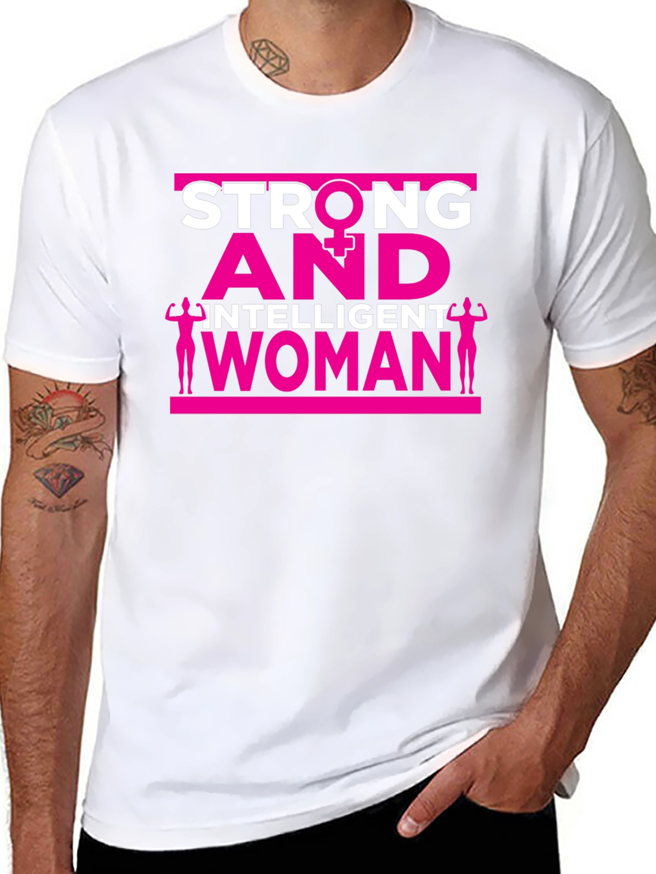 Strong and Intelligent Woman Graphic Tee