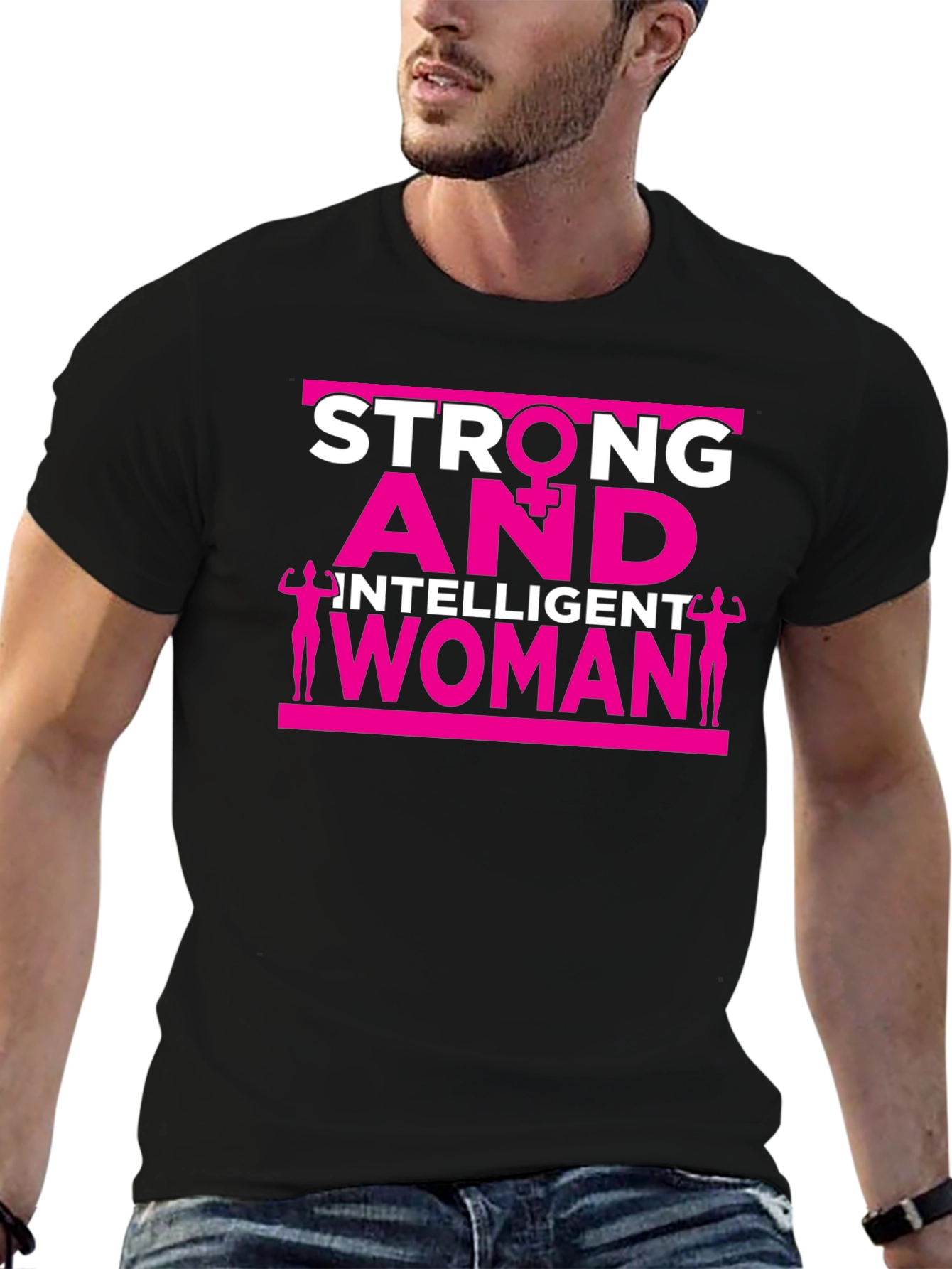 Strong and Intelligent Woman Graphic Tee