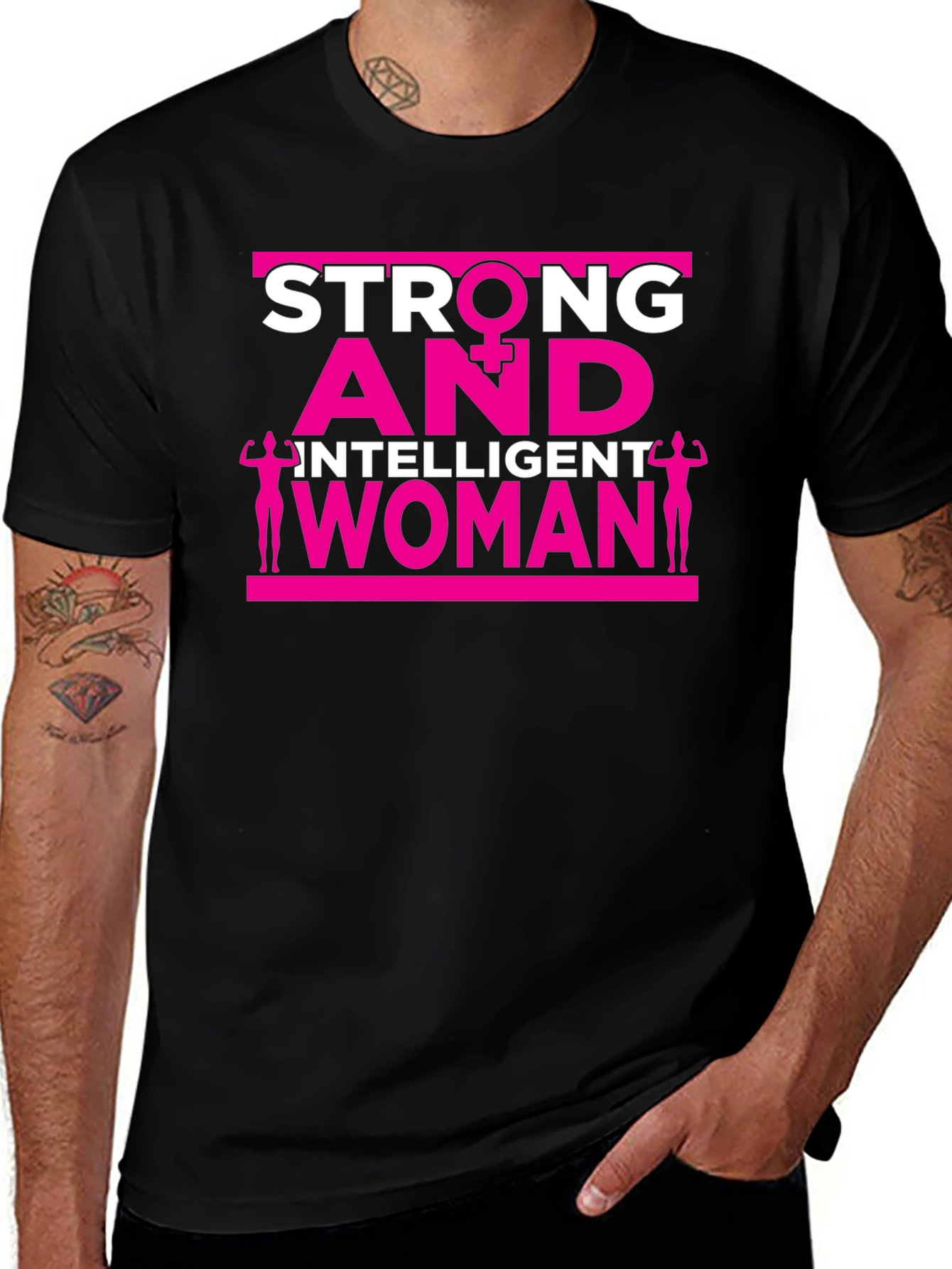 Strong and Intelligent Woman Graphic Tee