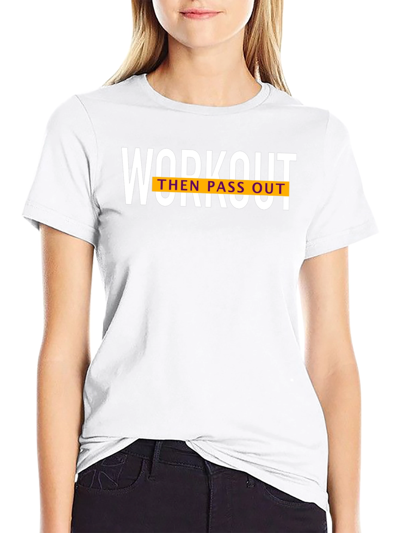Workout Then Pass Out Graphic T-Shirt