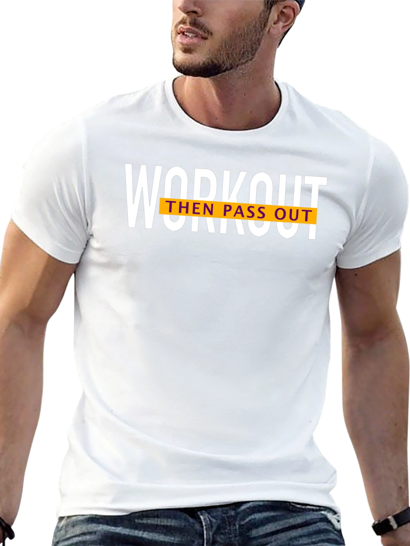Workout Then Pass Out Graphic T-Shirt