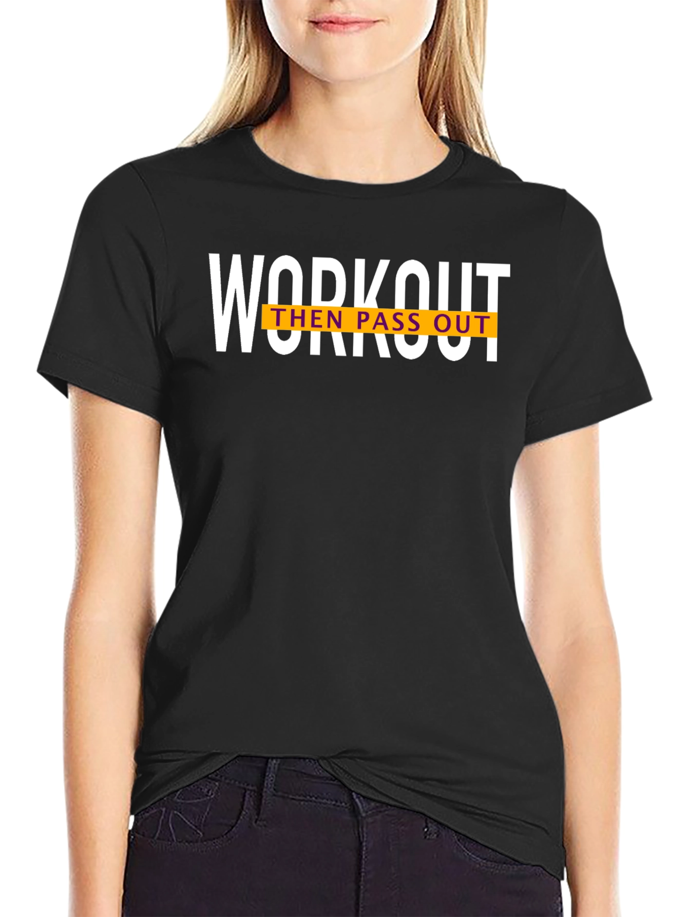 Workout Then Pass Out Graphic T-Shirt