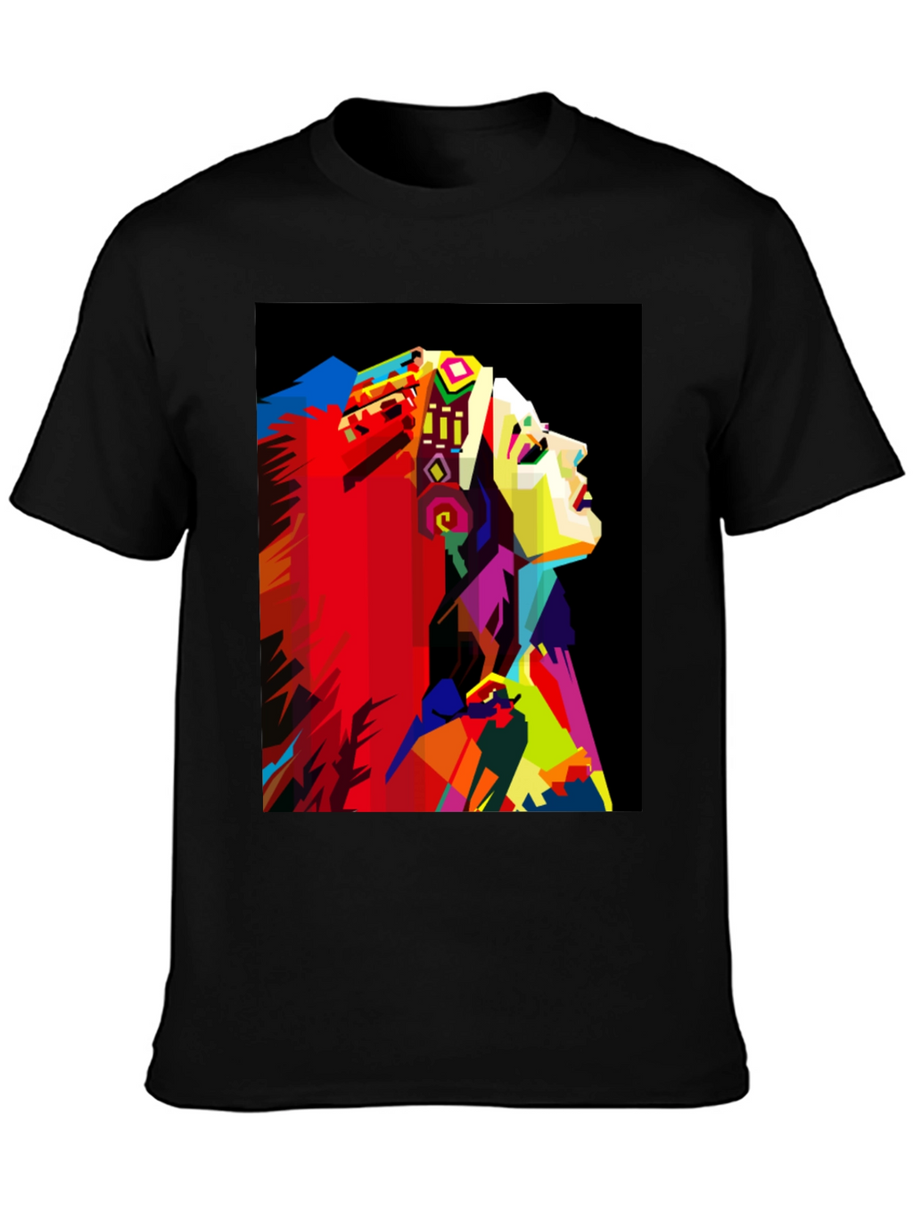 Vibrant Abstract Graphic Tee - Stylish & Unique