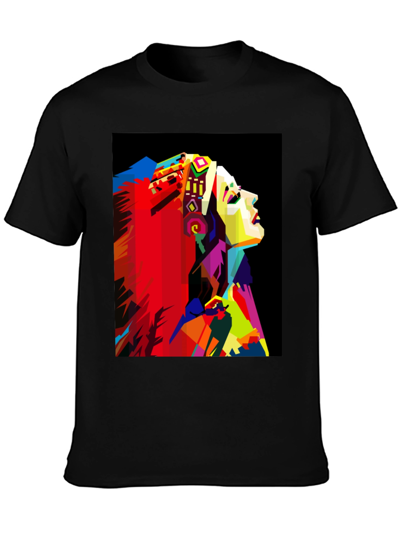Vibrant Abstract Graphic Tee - Stylish & Unique