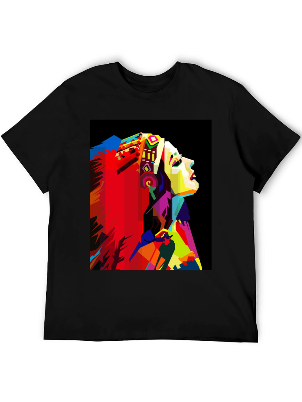 Vibrant Abstract Graphic Tee - Stylish & Unique