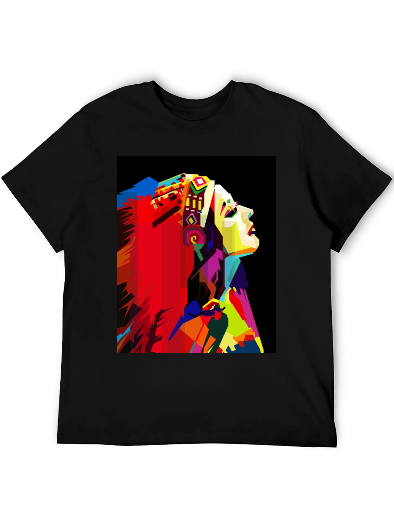 Vibrant Abstract Graphic Tee - Stylish & Unique