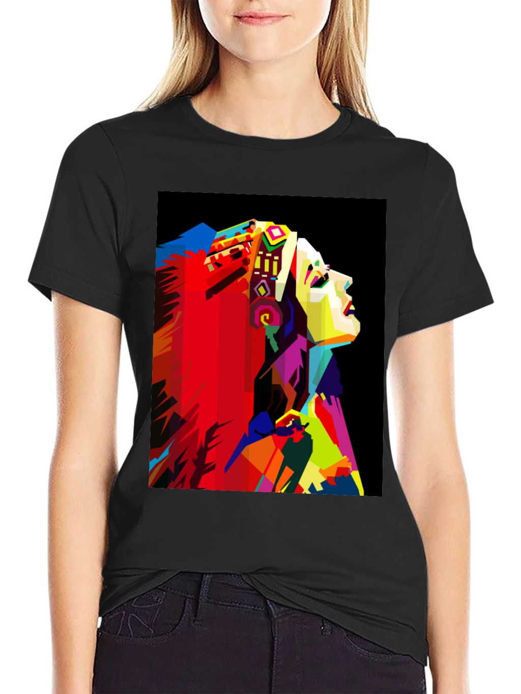 Vibrant Abstract Graphic Tee - Stylish & Unique