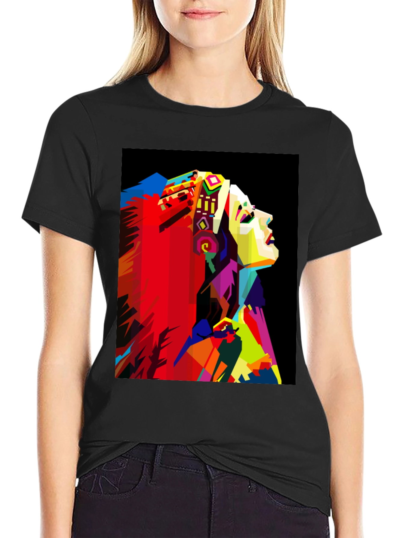 Vibrant Abstract Graphic Tee - Stylish & Unique
