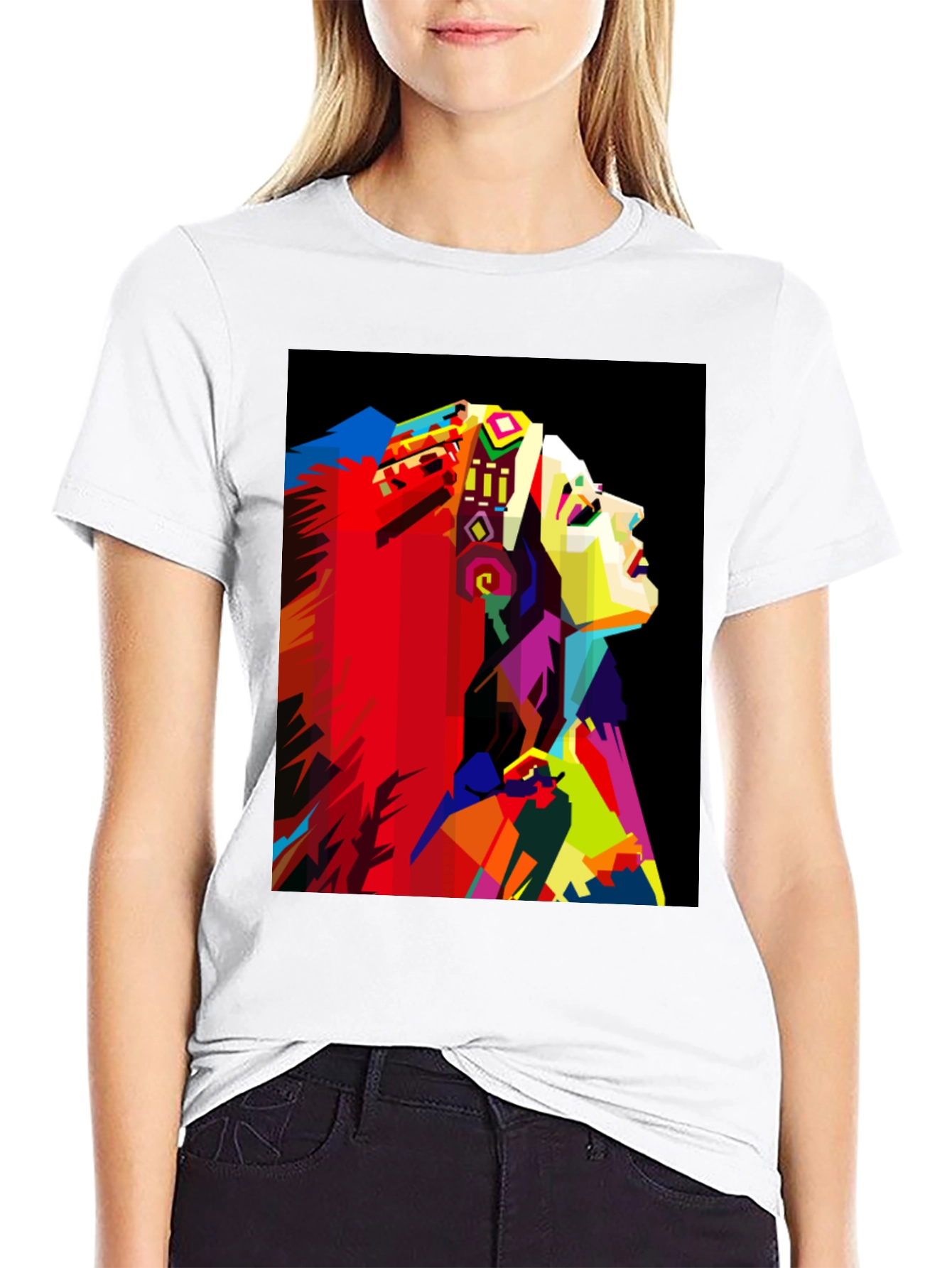 Vibrant Abstract Graphic Tee - Stylish & Unique