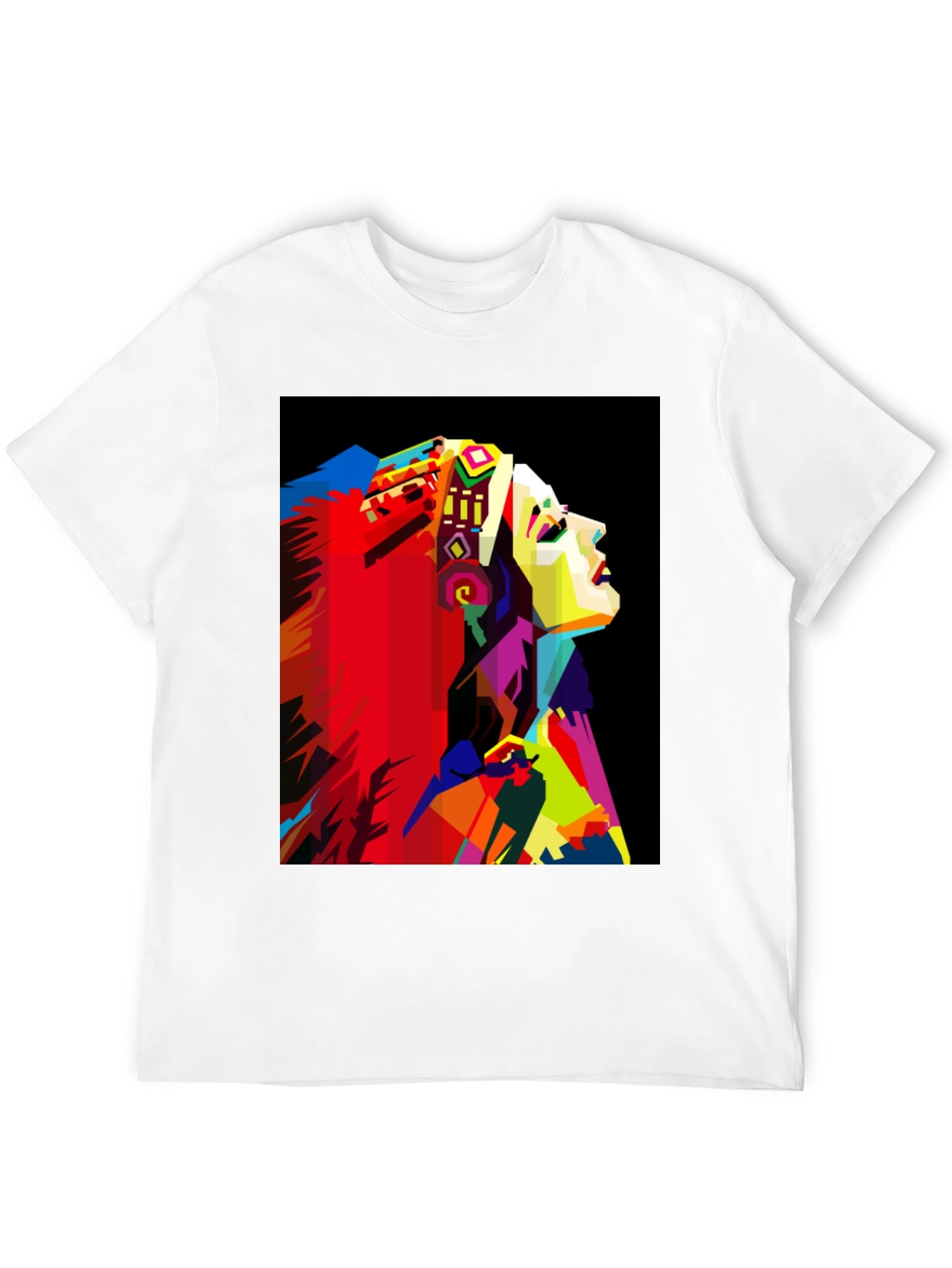 Vibrant Abstract Graphic Tee - Stylish & Unique