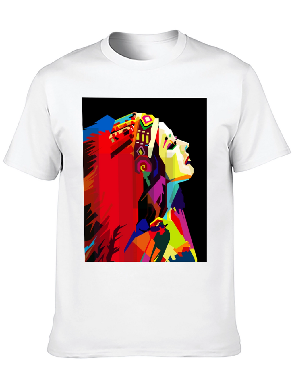 Vibrant Abstract Graphic Tee - Stylish & Unique