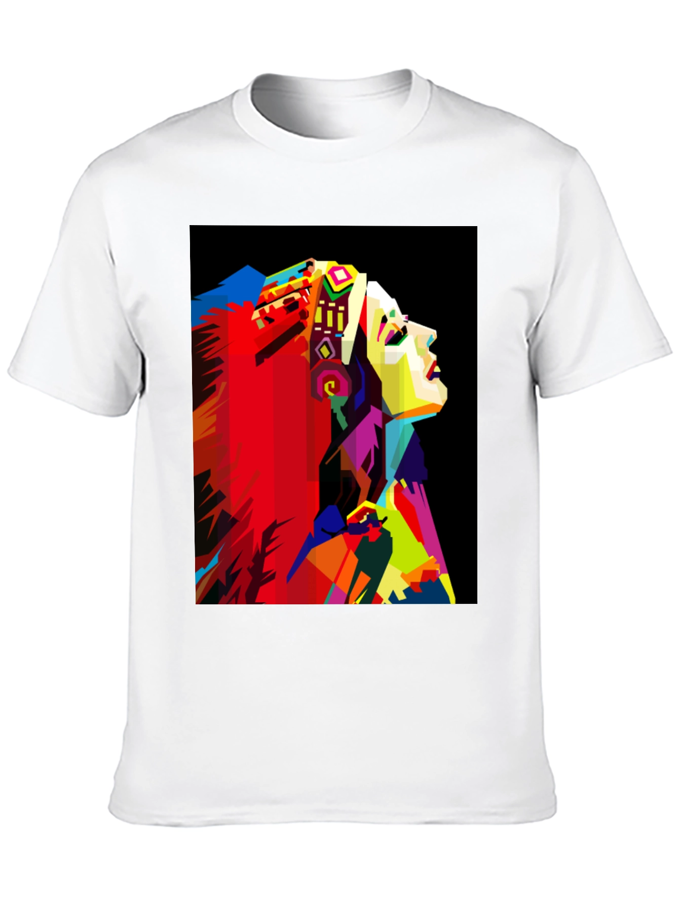 Vibrant Abstract Graphic Tee - Stylish & Unique