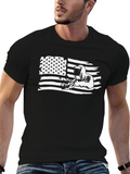 Welder American Flag Graphic T-Shirt