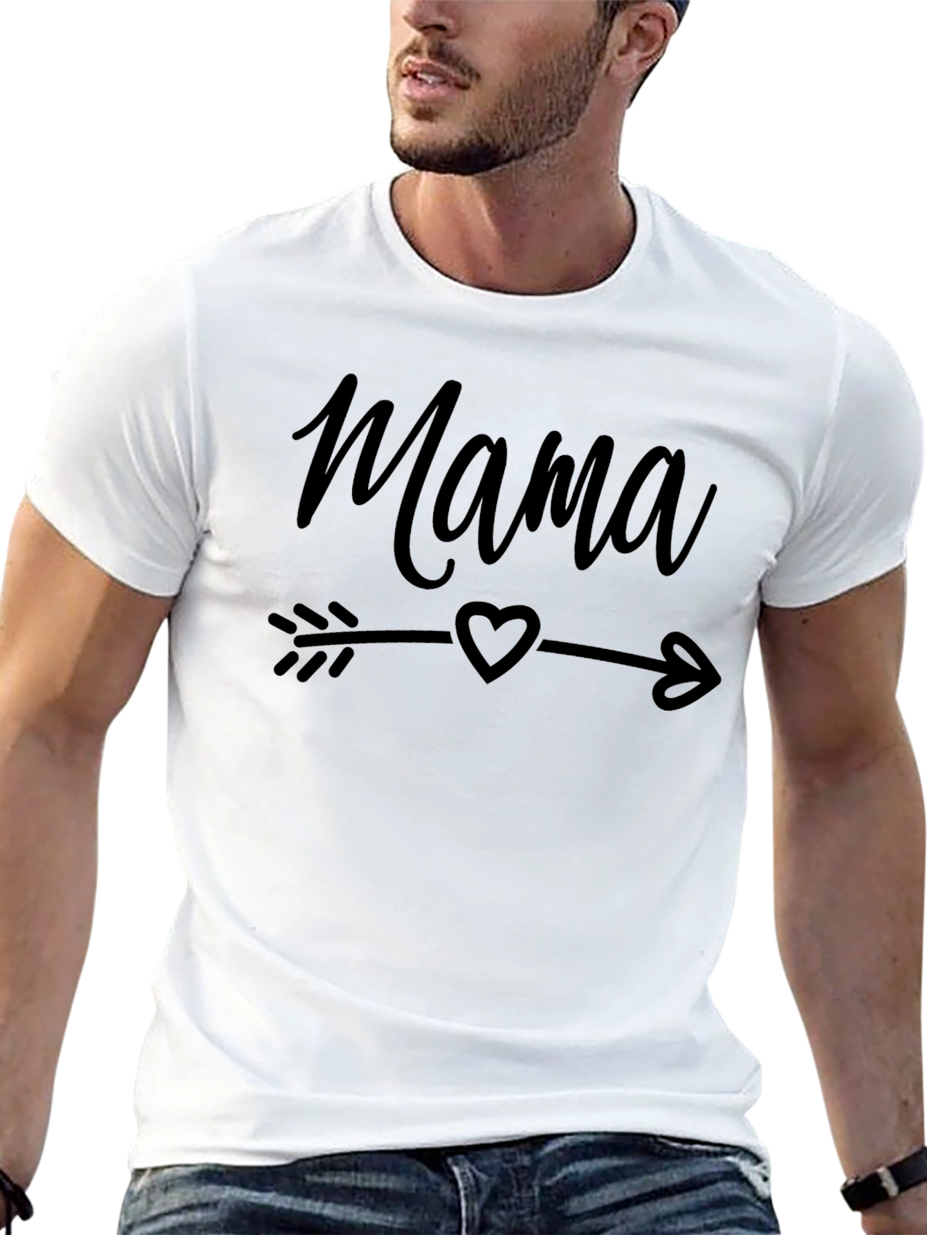 Mama Arrow Heart Graphic T-Shirt