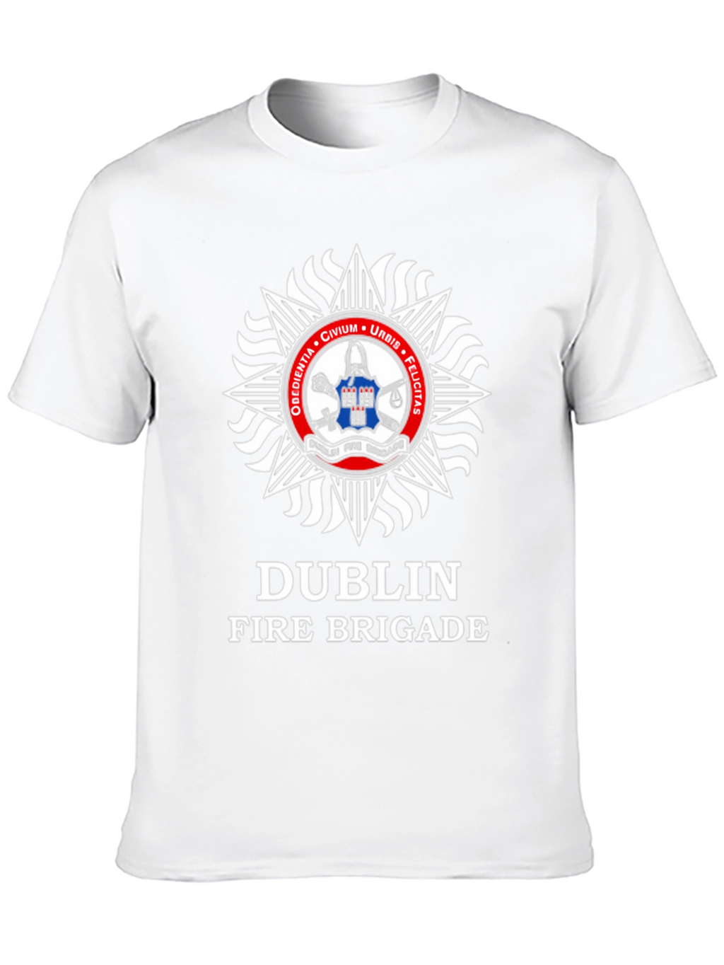 Dublin Fire Brigade T-Shirt - Black Cotton Tee