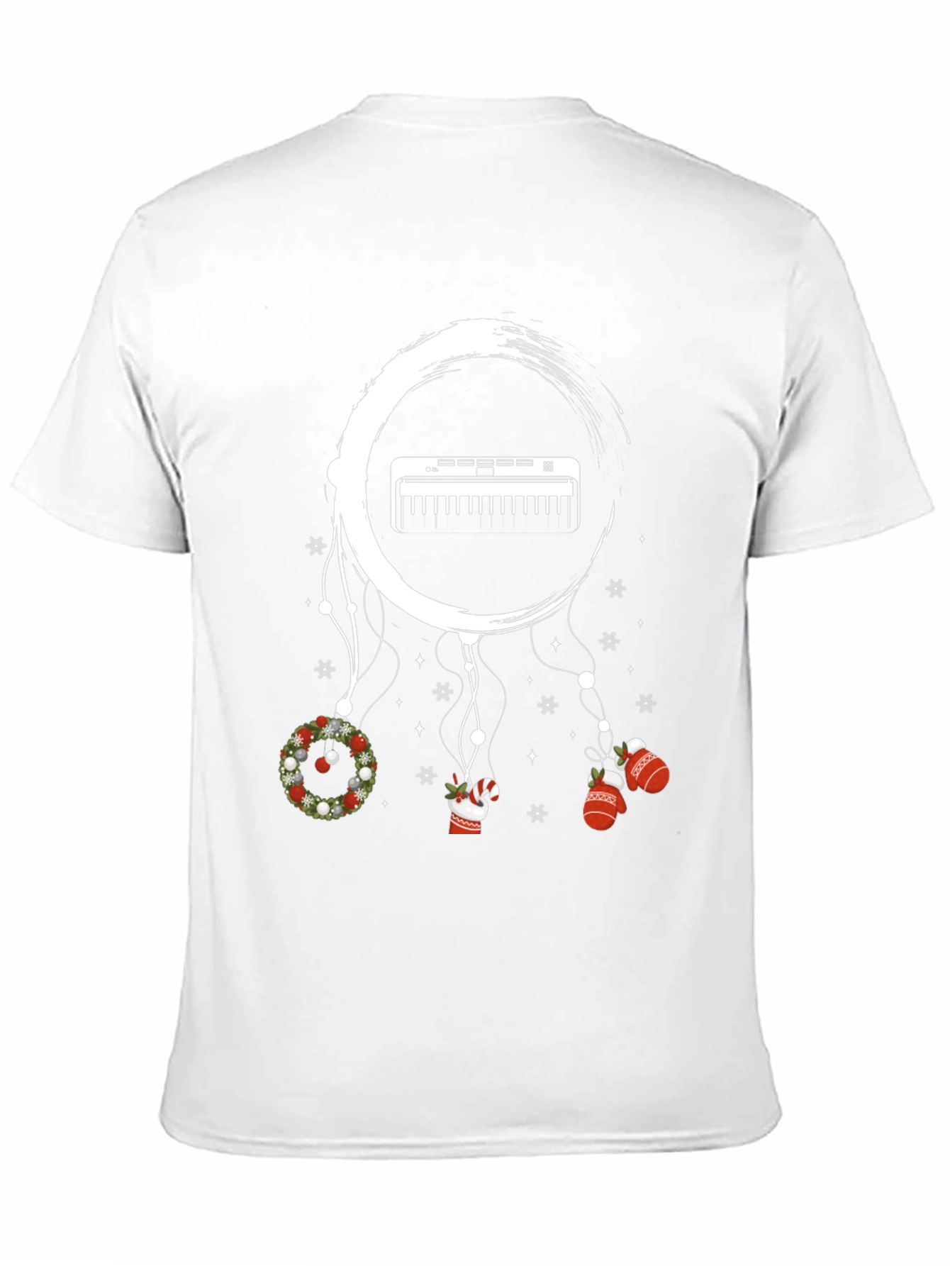 Christmas Keyboard Dreamcatcher T-Shirt