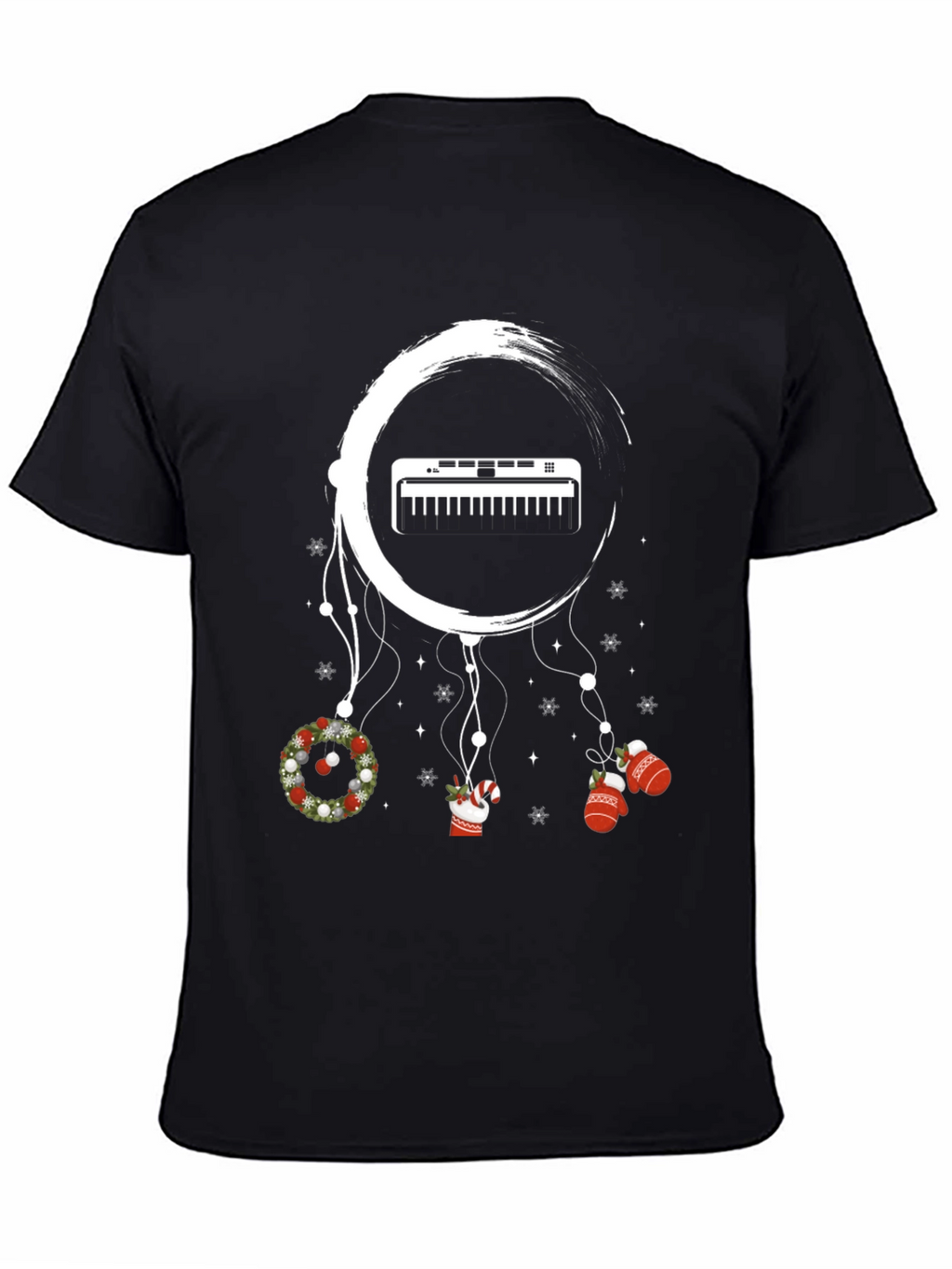Christmas Keyboard Dreamcatcher T-Shirt
