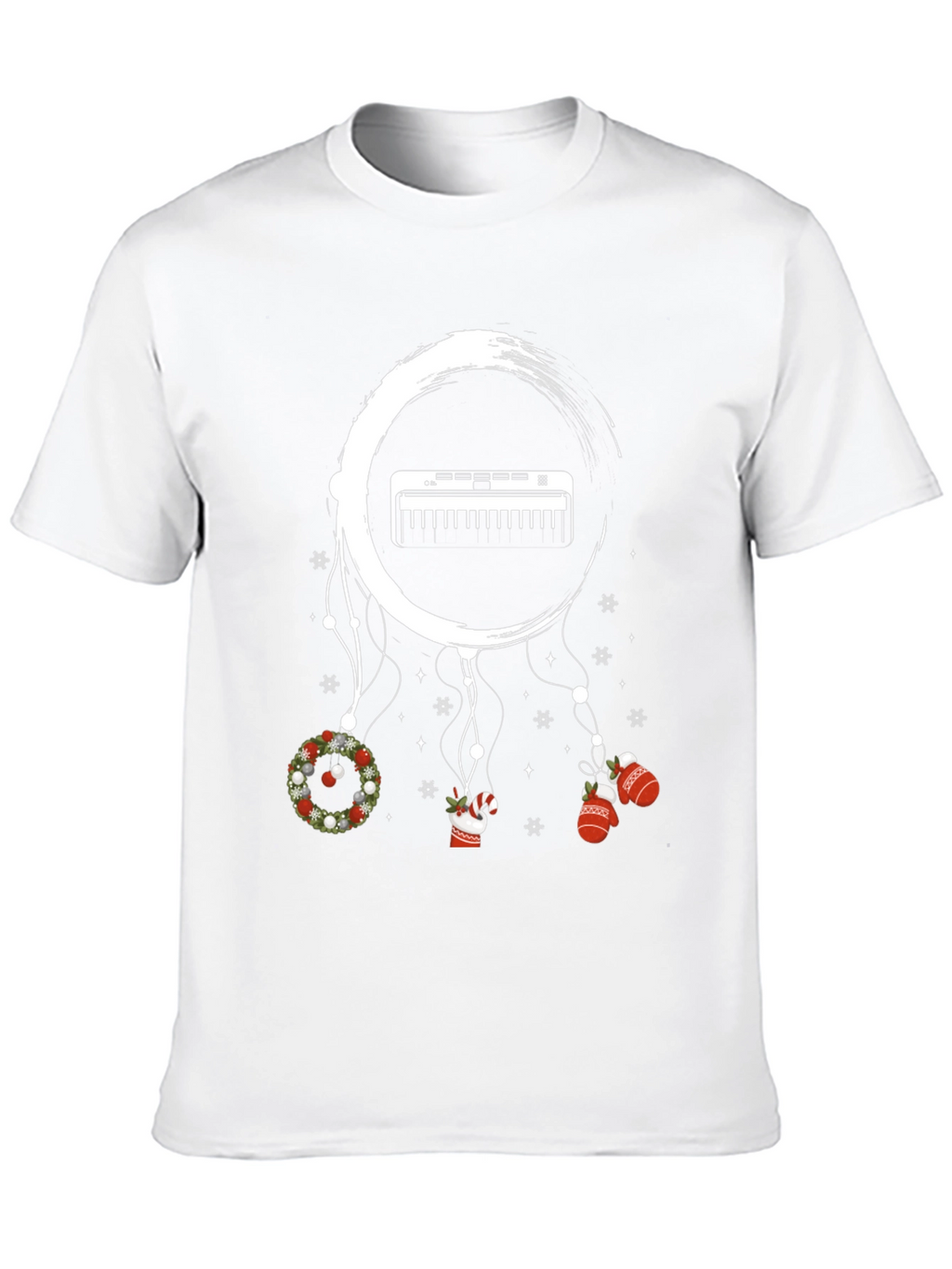 Christmas Keyboard Dreamcatcher T-Shirt