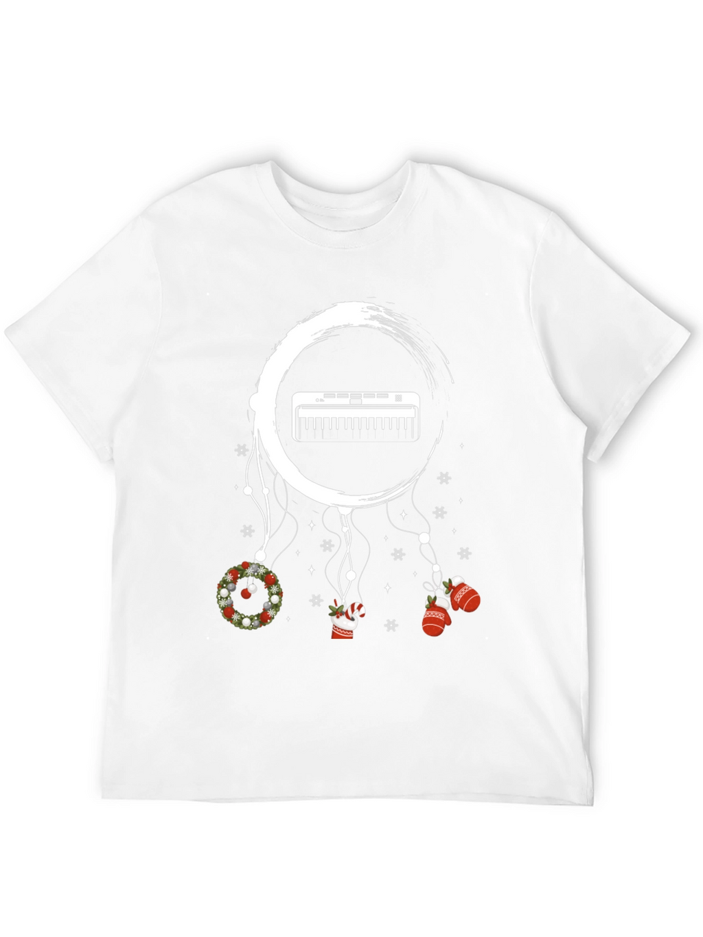 Christmas Keyboard Dreamcatcher T-Shirt