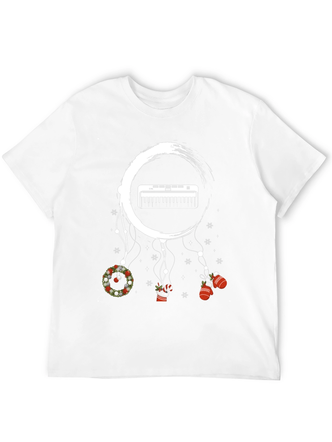 Christmas Keyboard Dreamcatcher T-Shirt