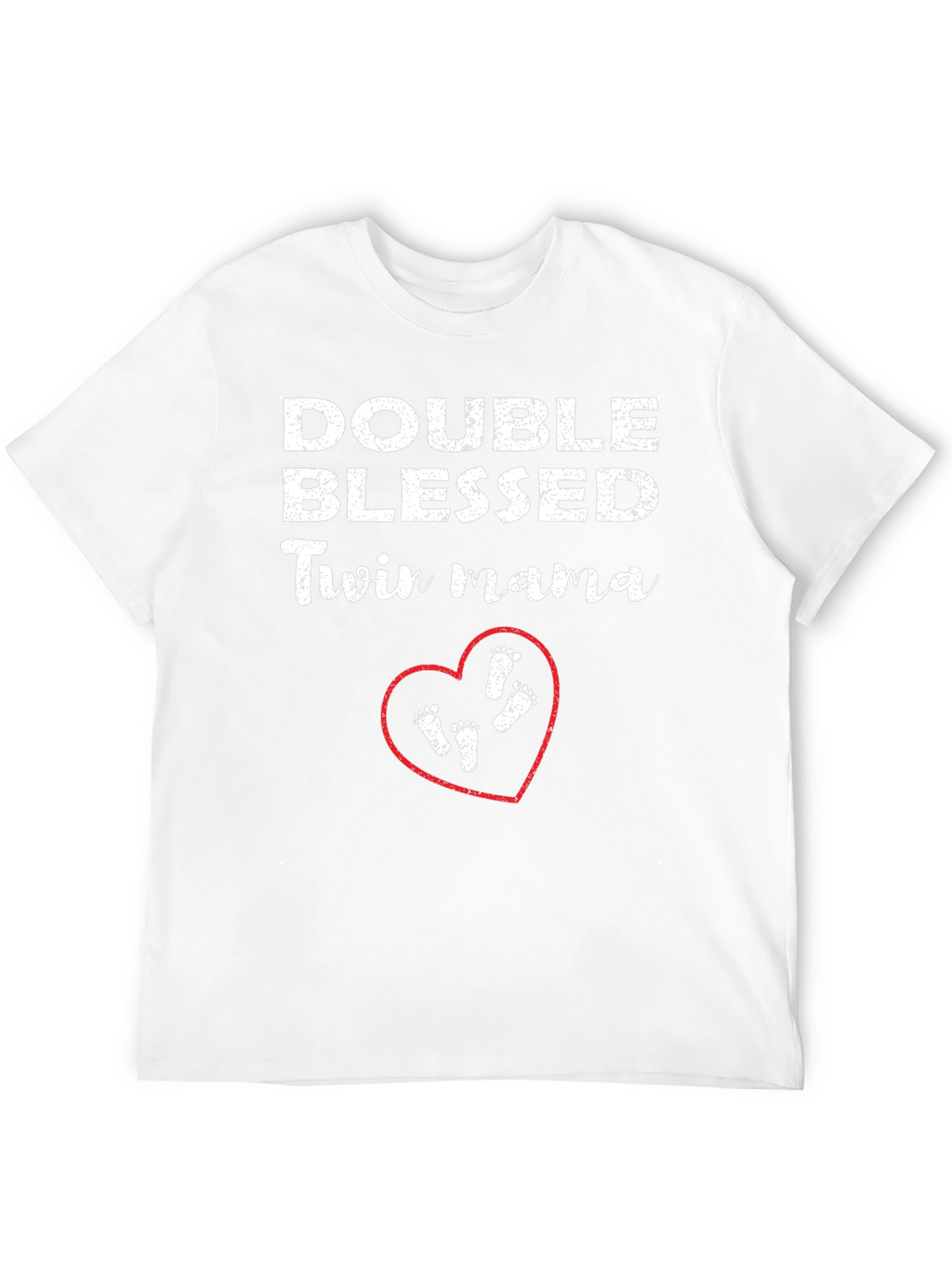 Double Blessed Twin Mama T-Shirt