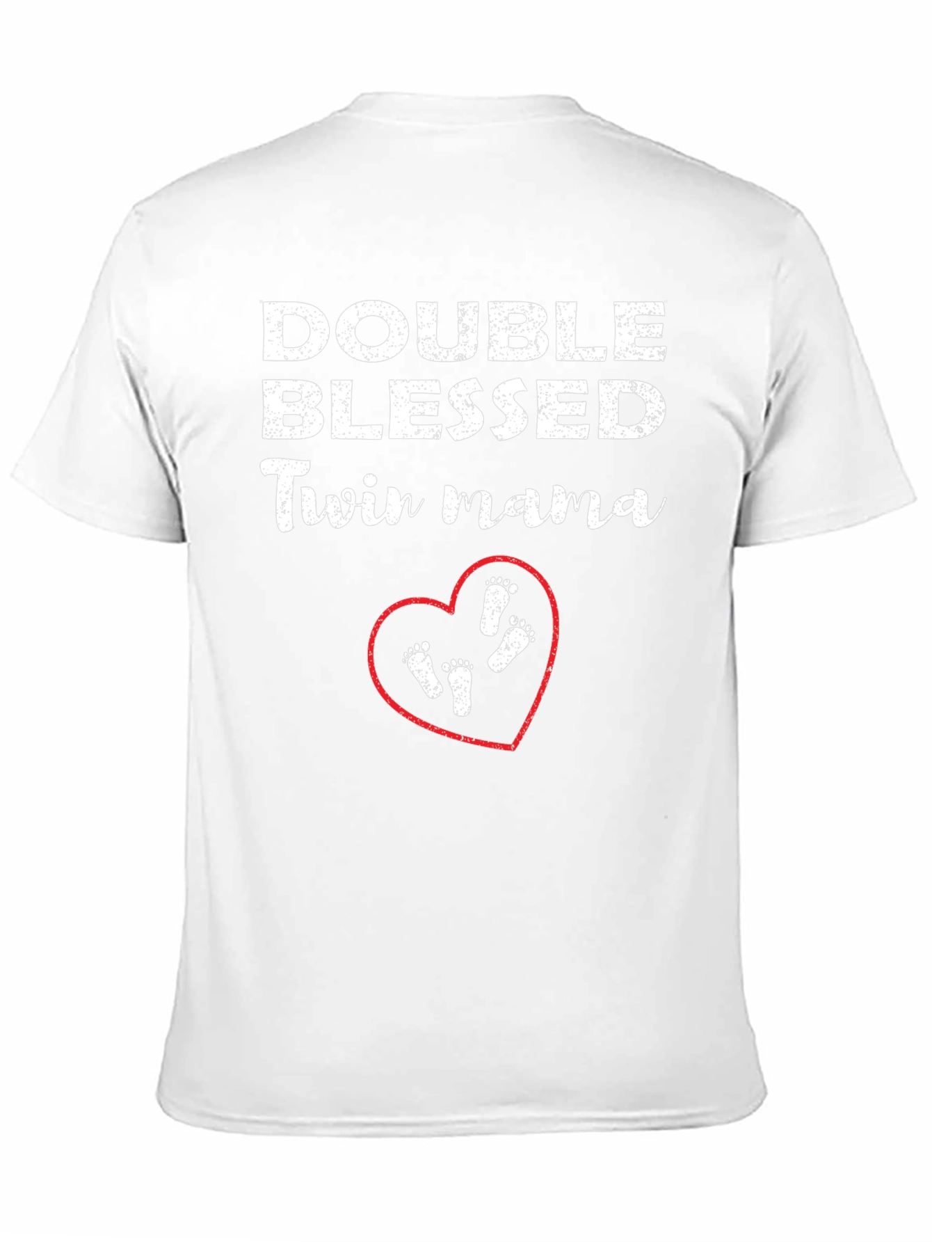 Double Blessed Twin Mama T-Shirt