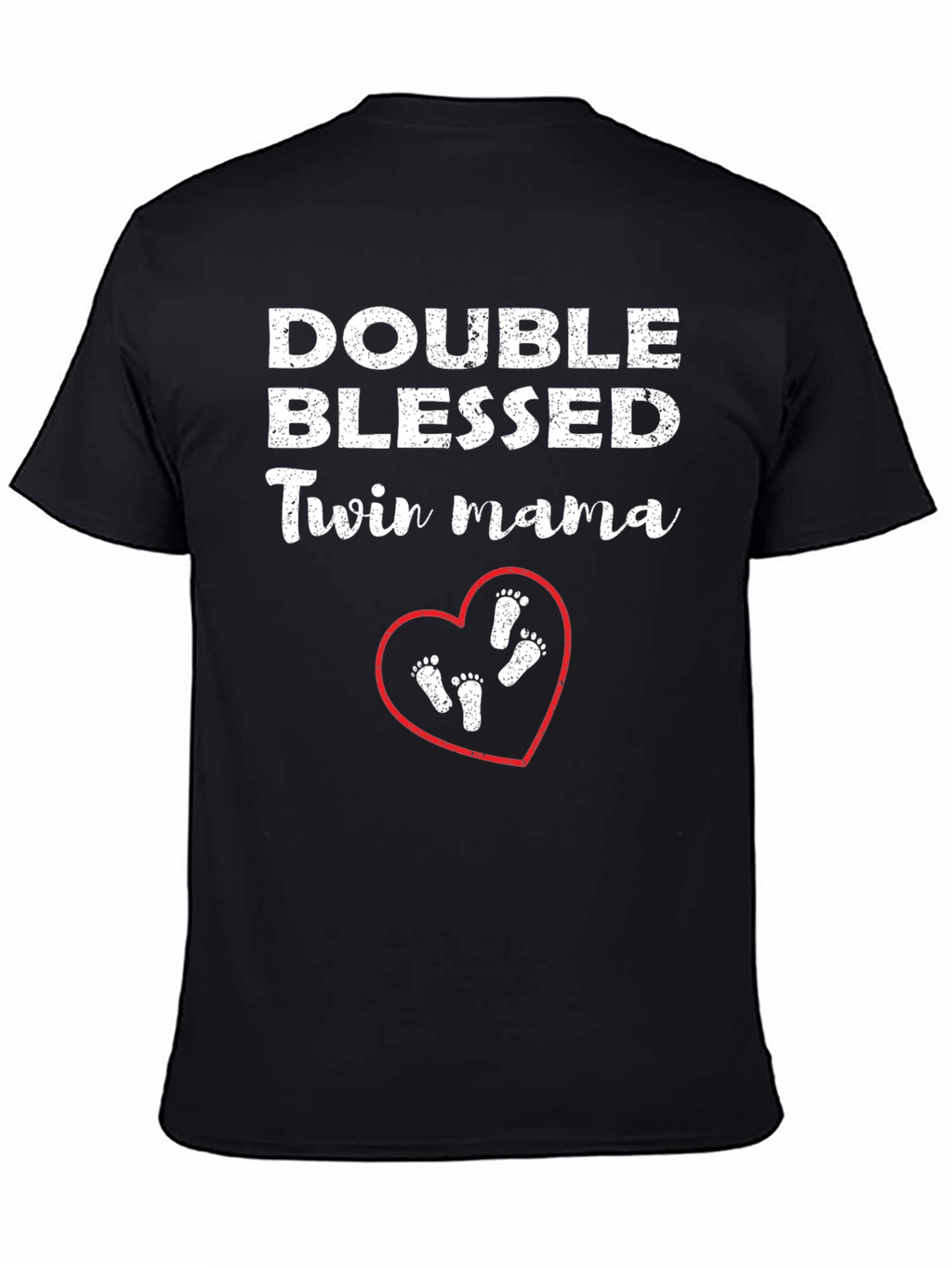Double Blessed Twin Mama T-Shirt