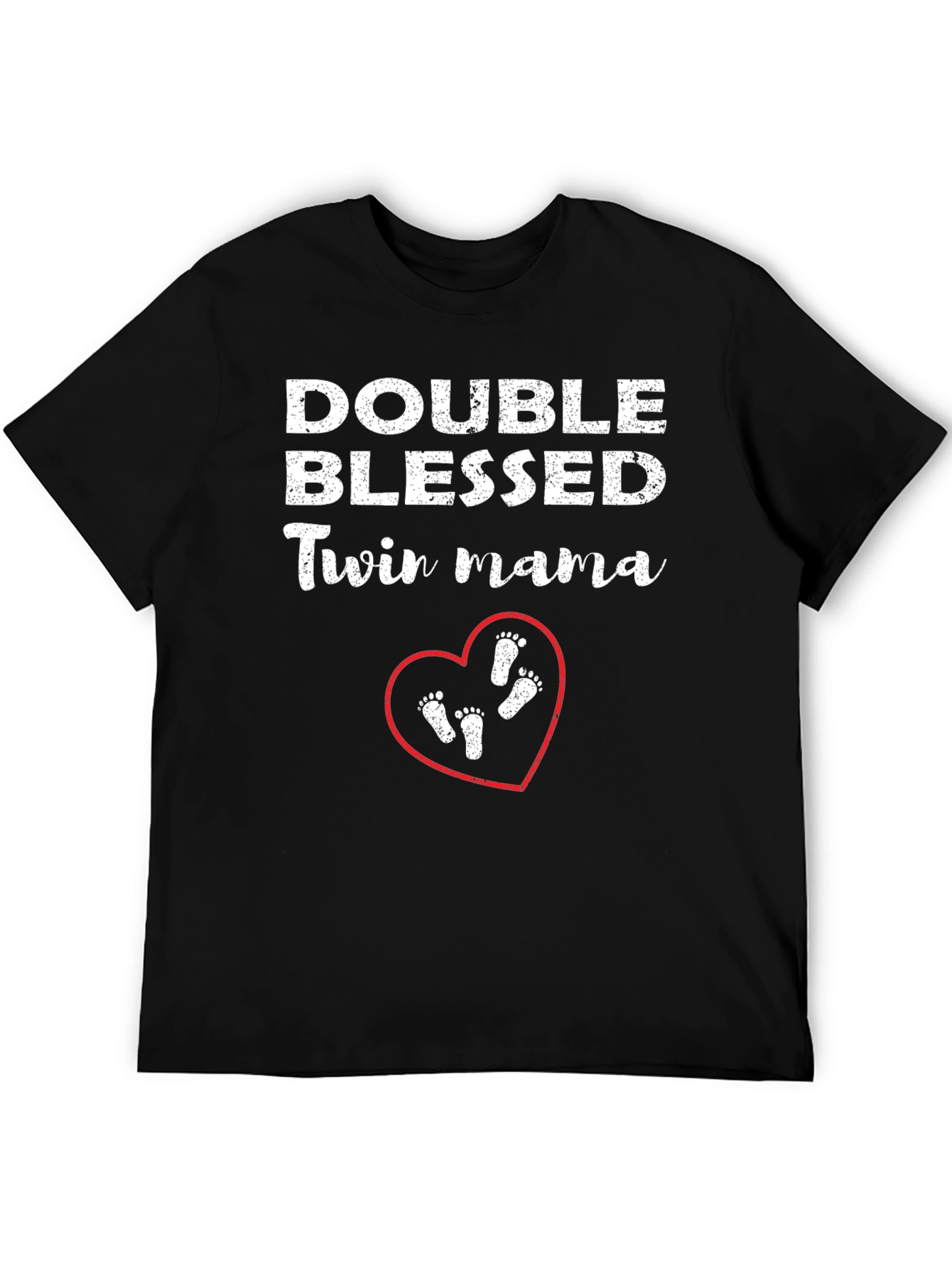 Double Blessed Twin Mama T-Shirt