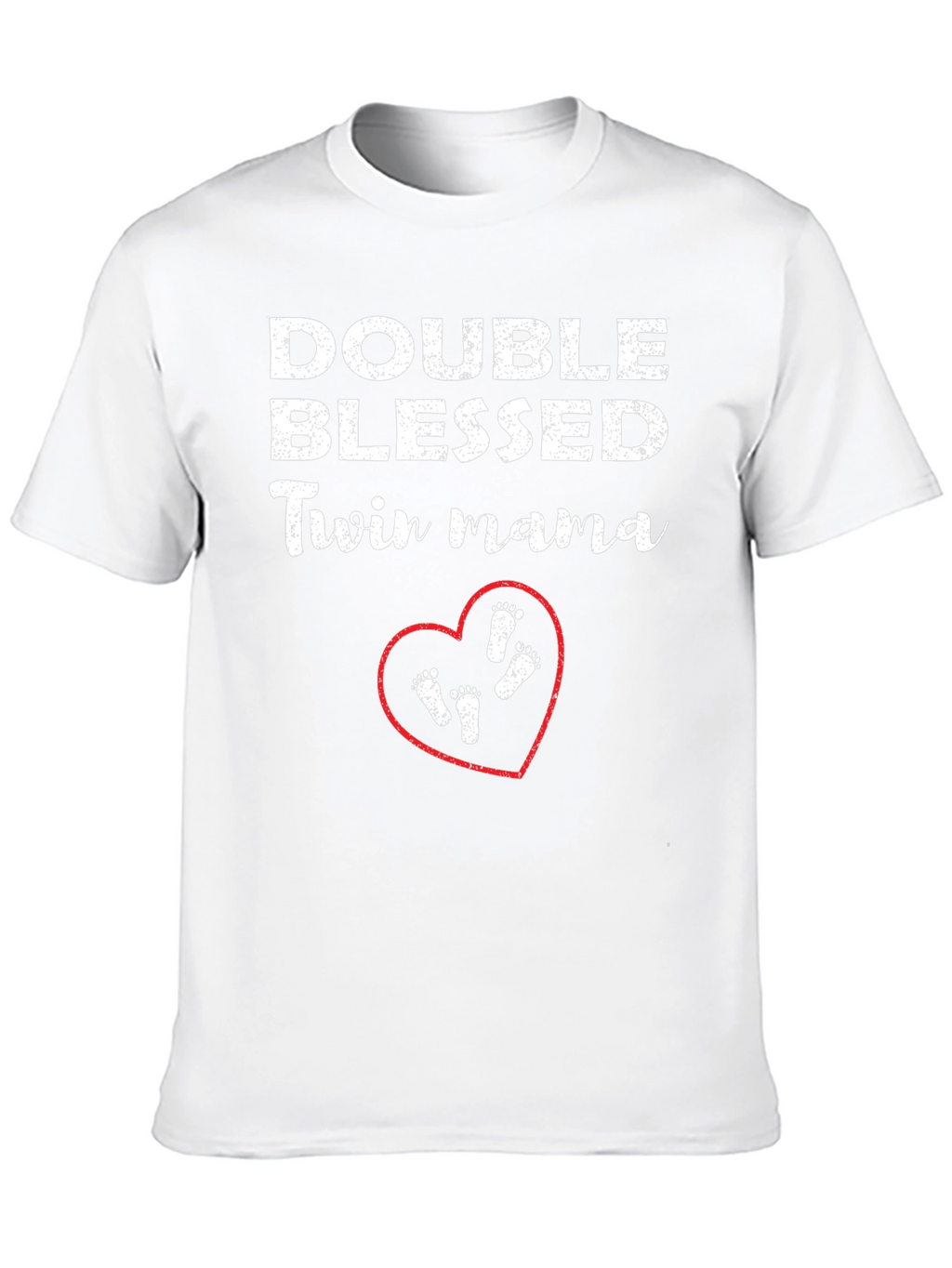 Double Blessed Twin Mama T-Shirt