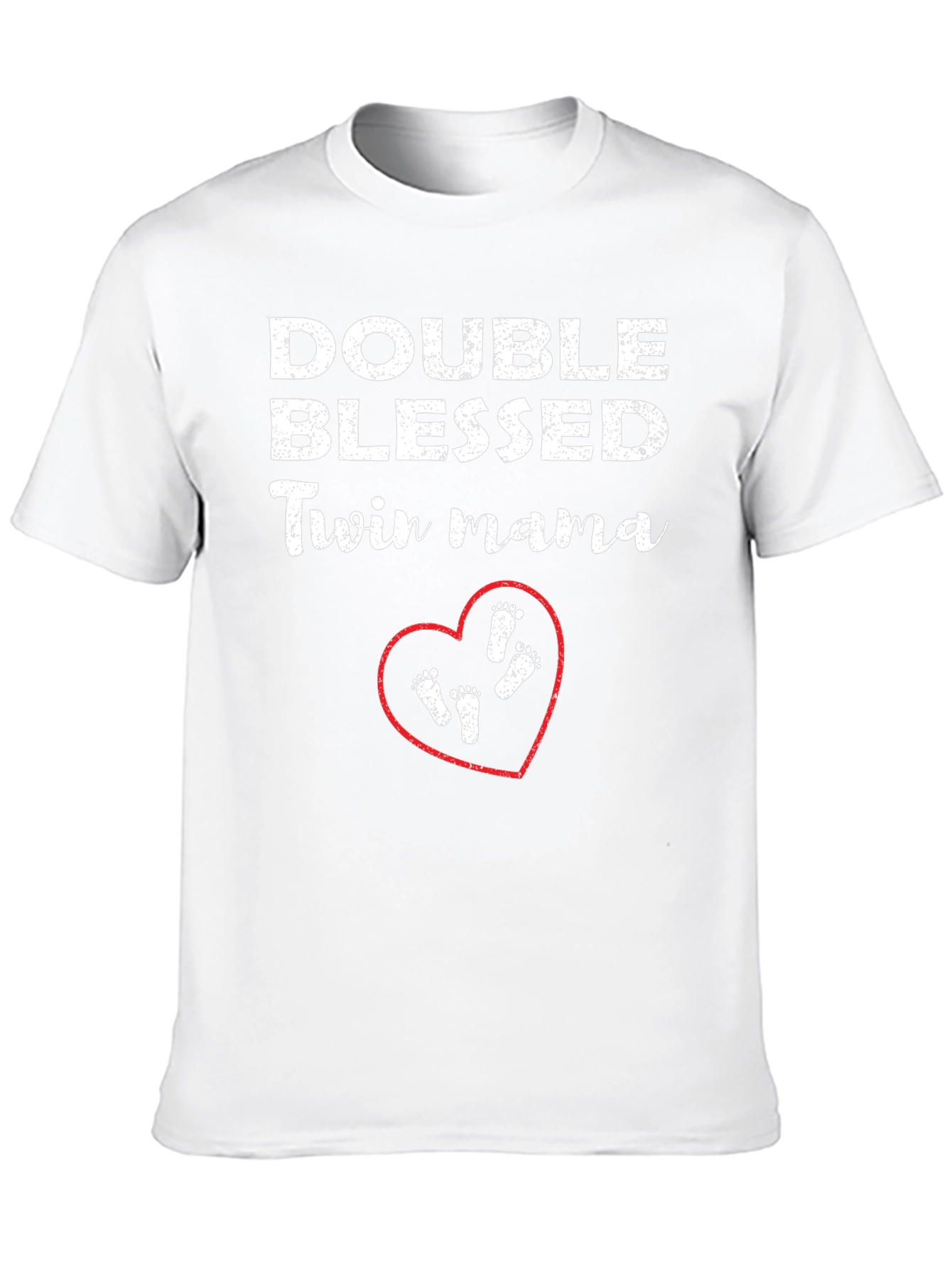 Double Blessed Twin Mama T-Shirt