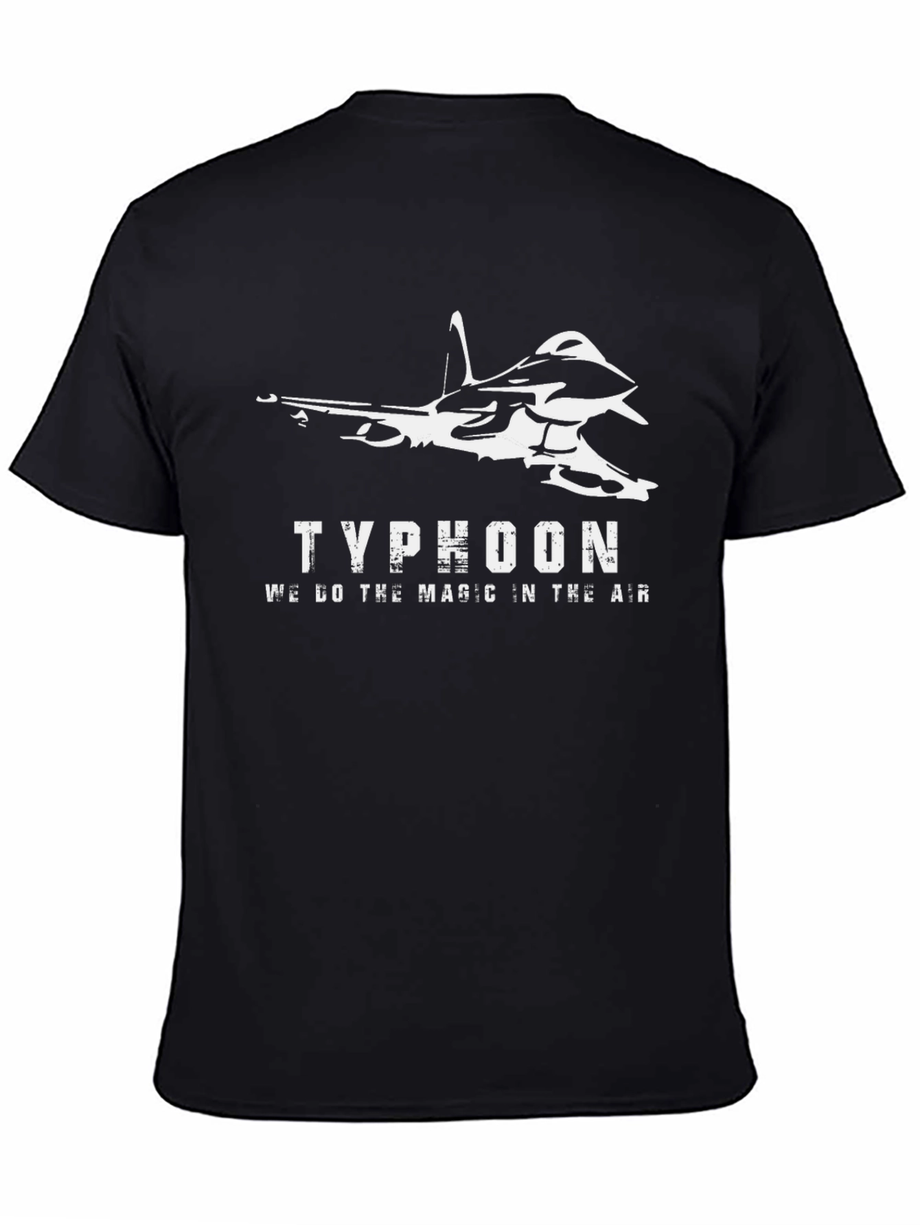 Typhoon Jet Black T-Shirt - We Do The Magic in the Air