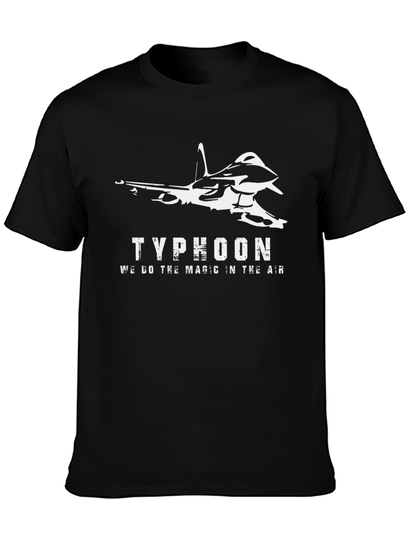Typhoon Jet Black T-Shirt - We Do The Magic in the Air